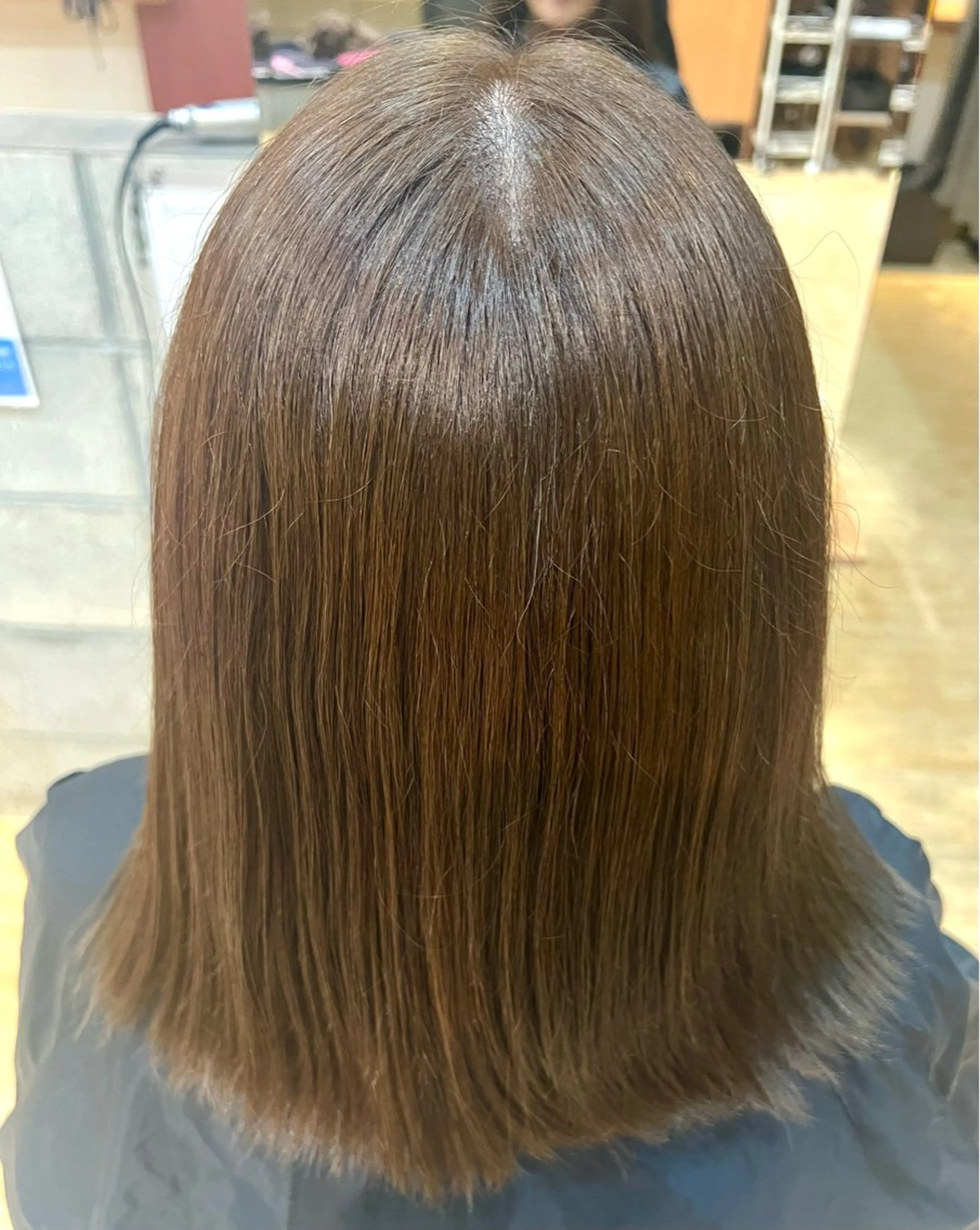 ミディアム カラー i.+SAPPORO所属・艶ワンカラー♡ ゆうかのヘアスタイル