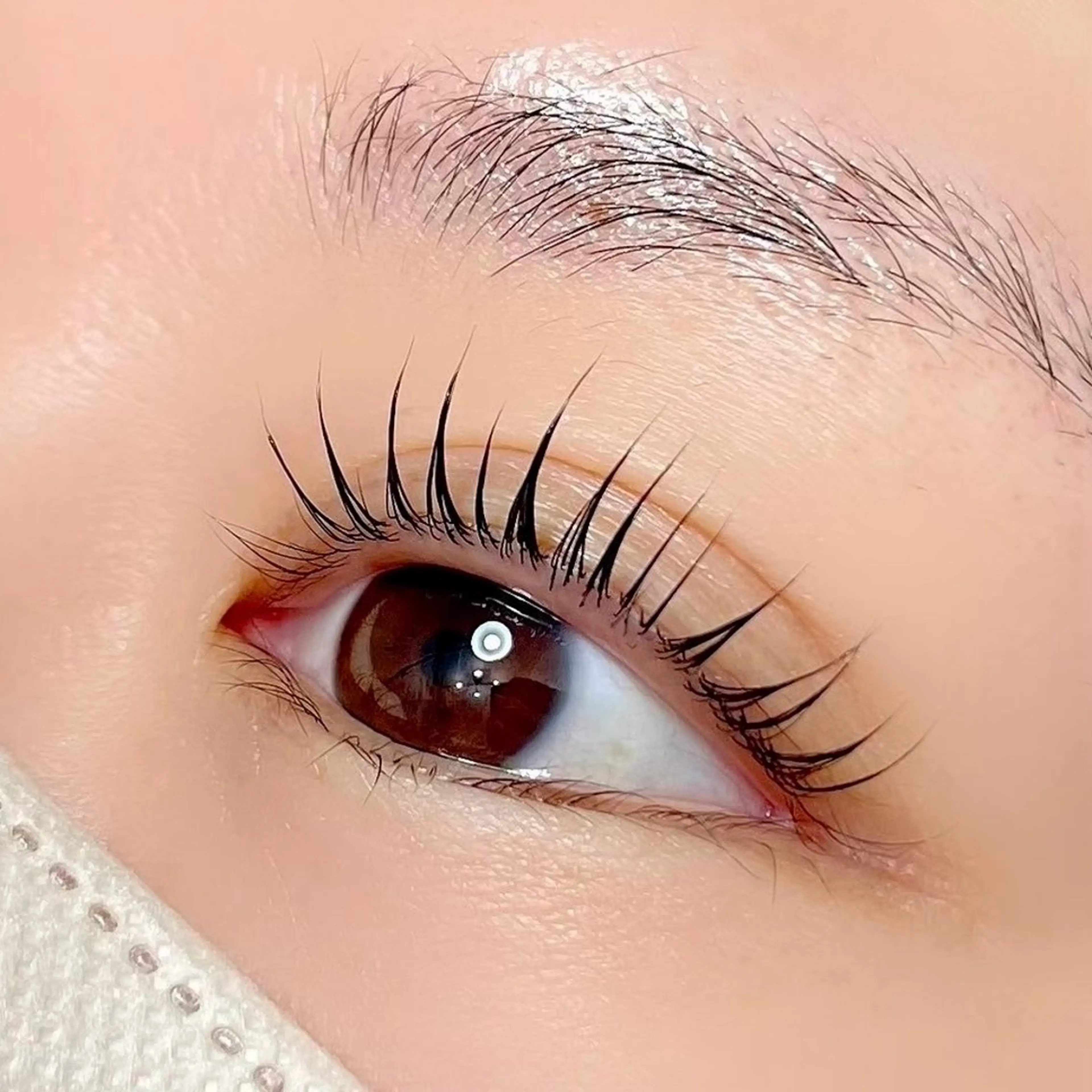 まつ毛パーマモデルの写真