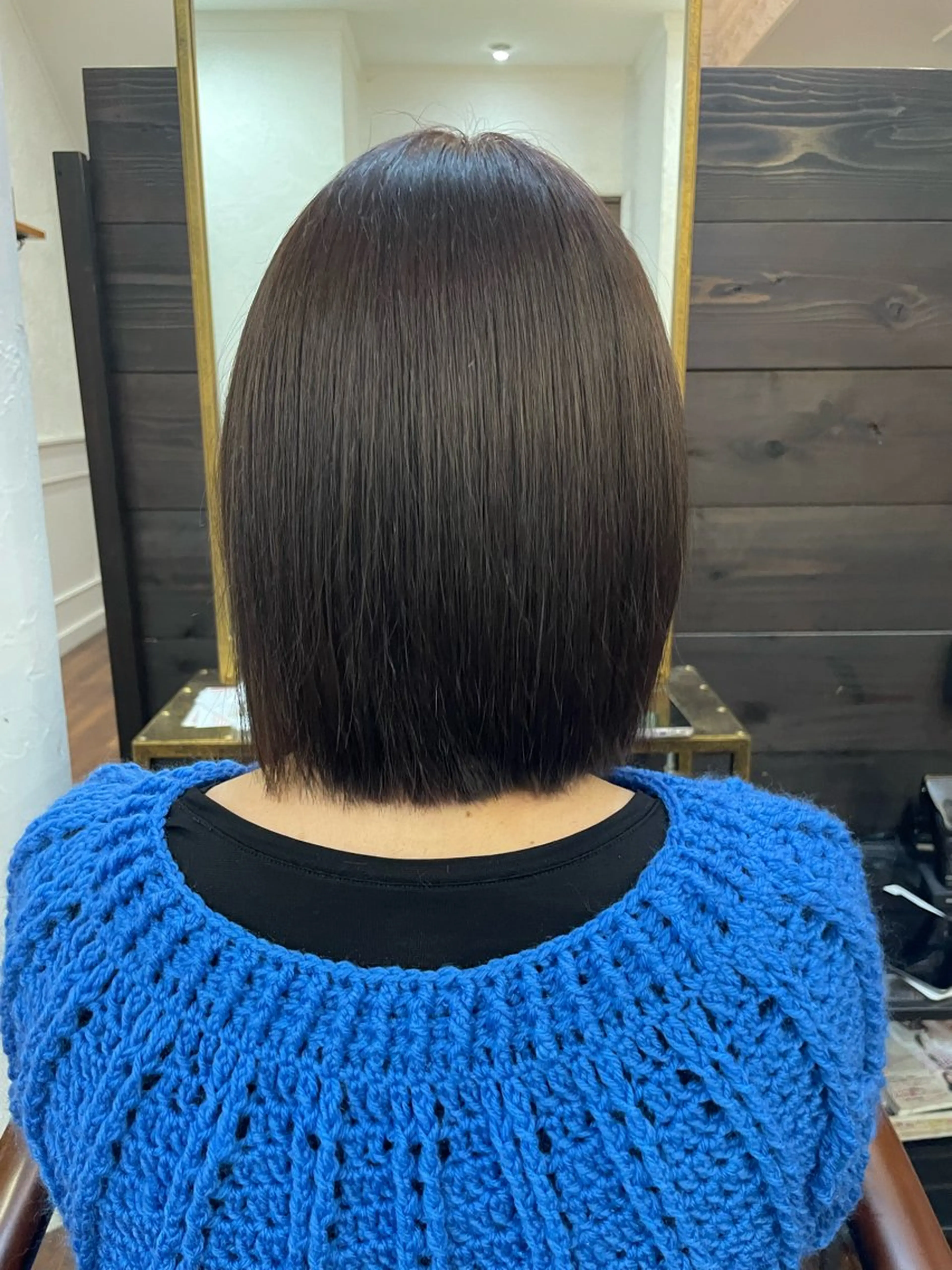 ミディアム カット ヘアカラー トリートメント REGISTA hair works所属・下林 雅明のヘアスタイル