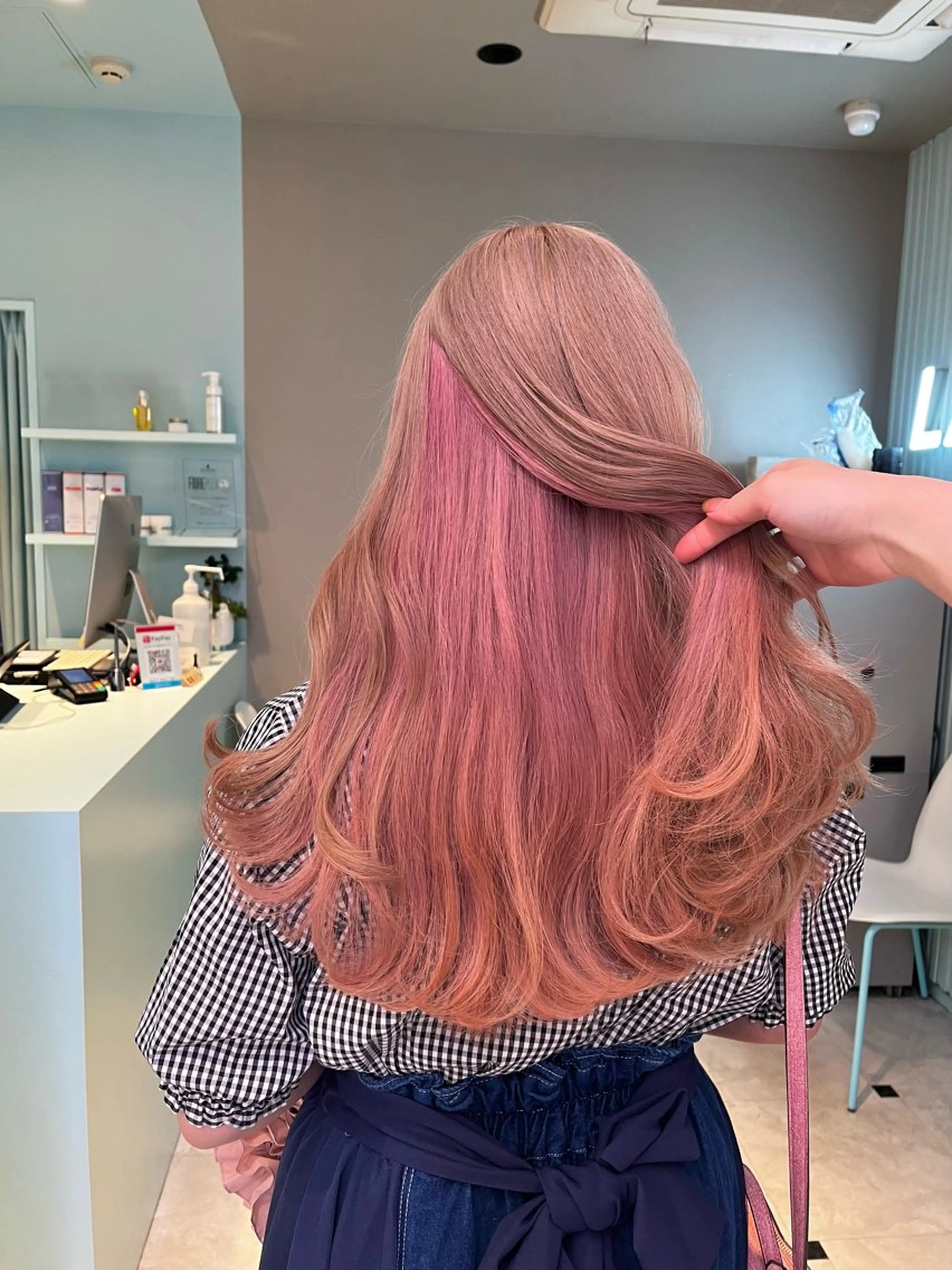 ロング カラー ヘアカラー トリートメント ブリーチカラー 🩵MIZUKIのヘアスタイル
