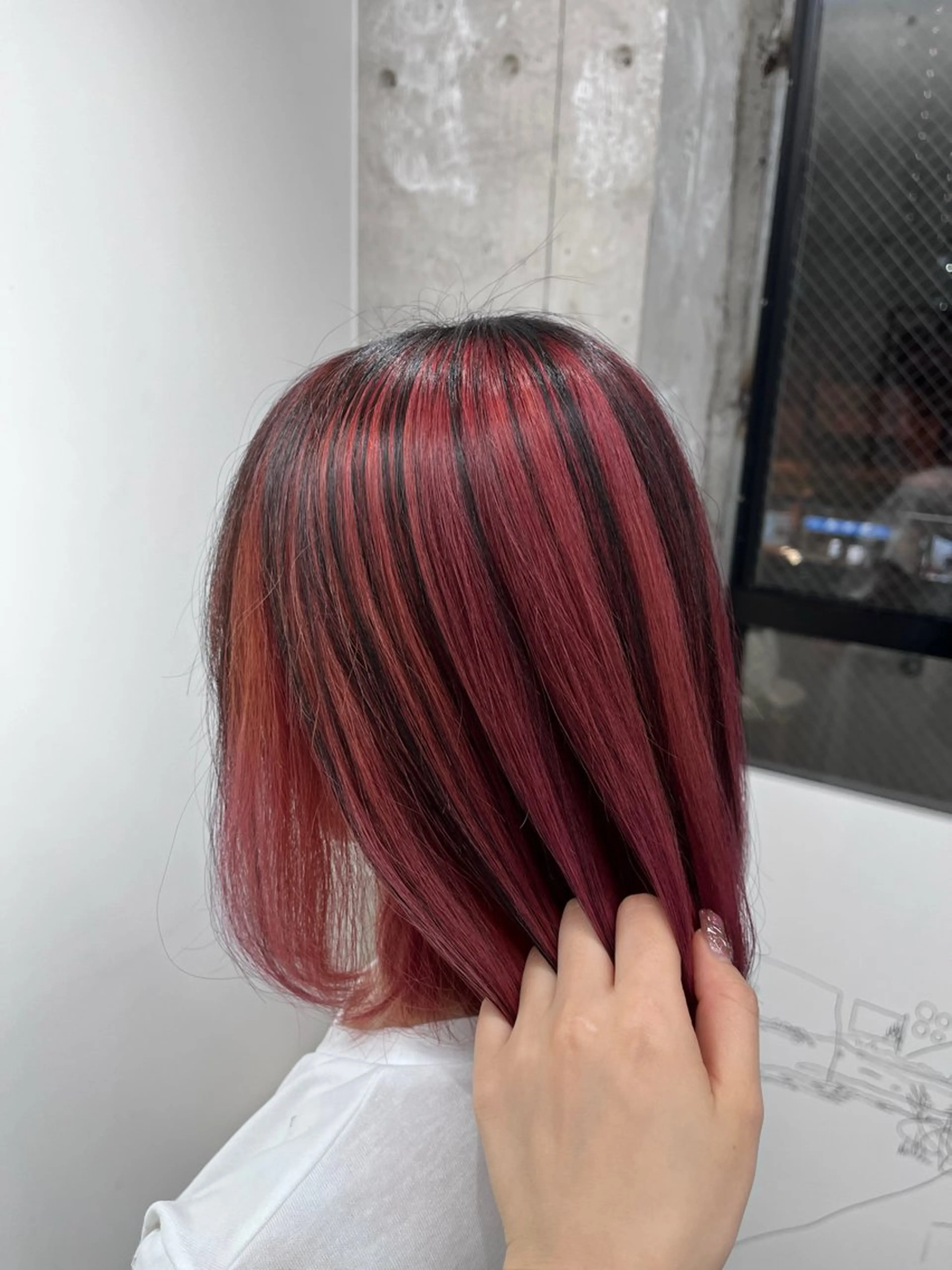 カラー ヘアカラー トリートメント newi 天王寺 🪐airiのヘアスタイル