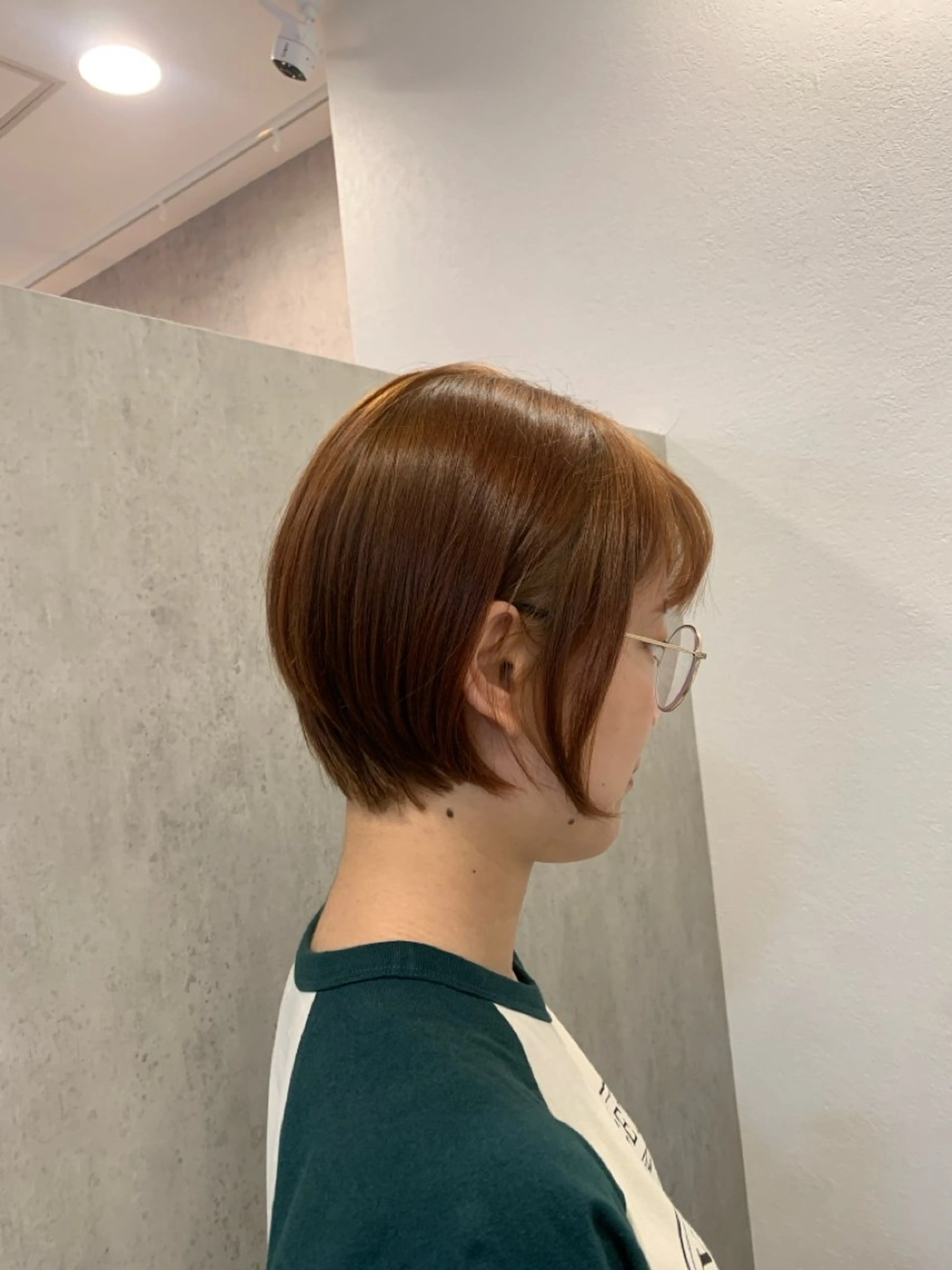 ショート ショートヘア ボブ/ポイントパ ーマ大阪梅田/みなみのヘアスタイル