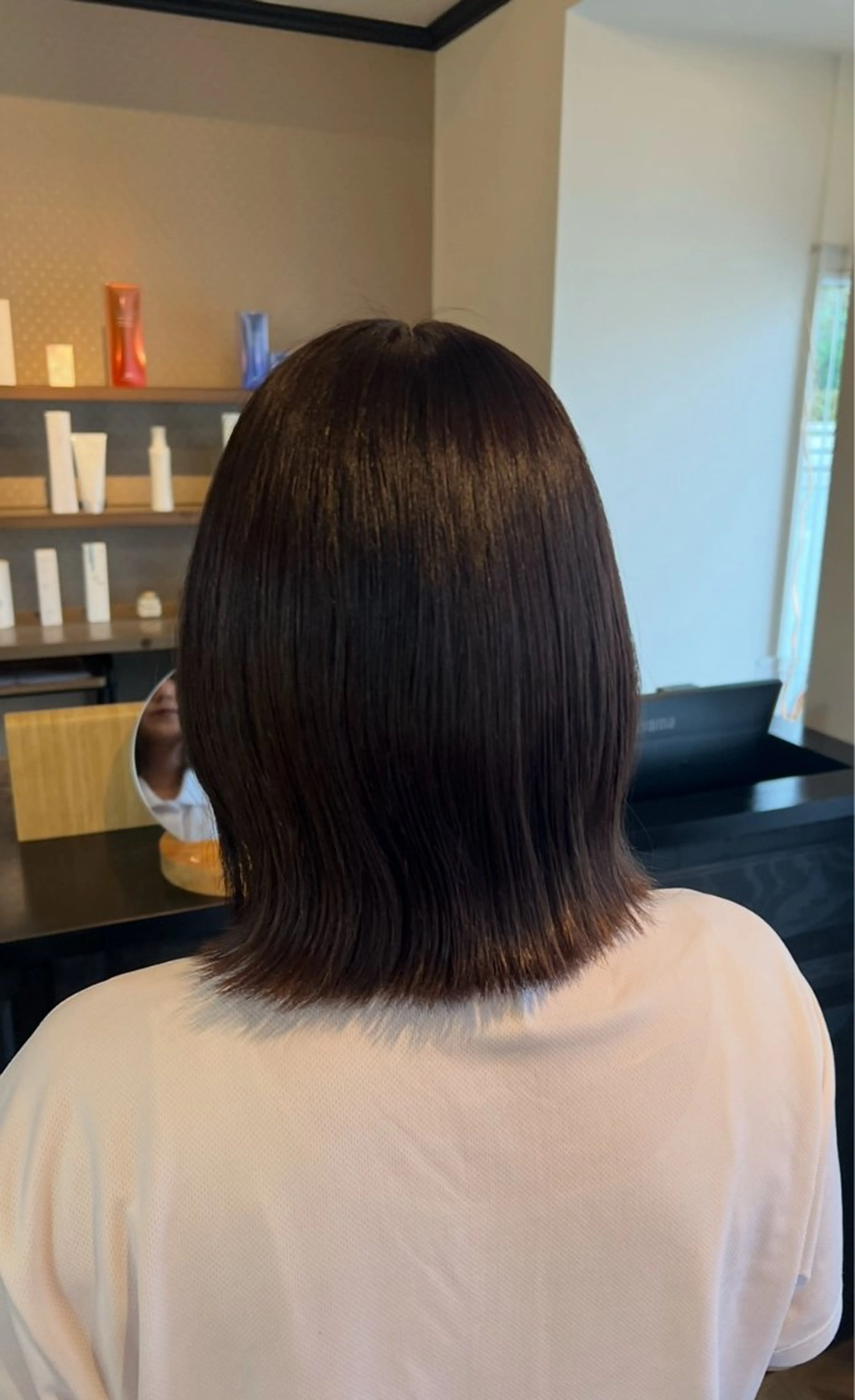 ショート カラー ブラウンカラー ショコラブラウン VISEO ／ Suzuのヘアスタイル