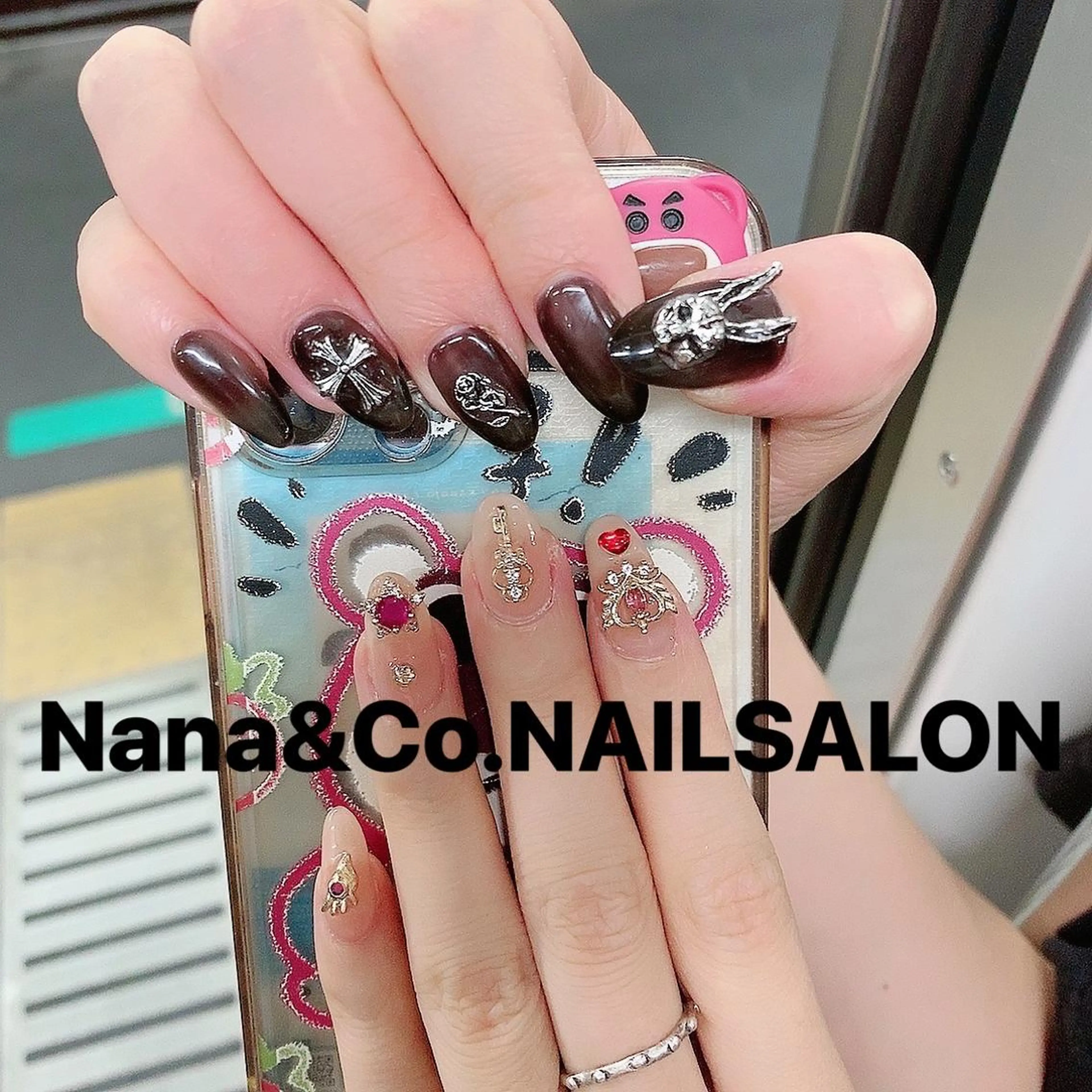 カラー ネイル ハンドネイル ハンドケア NANAKO 🌼のネイルデザイン