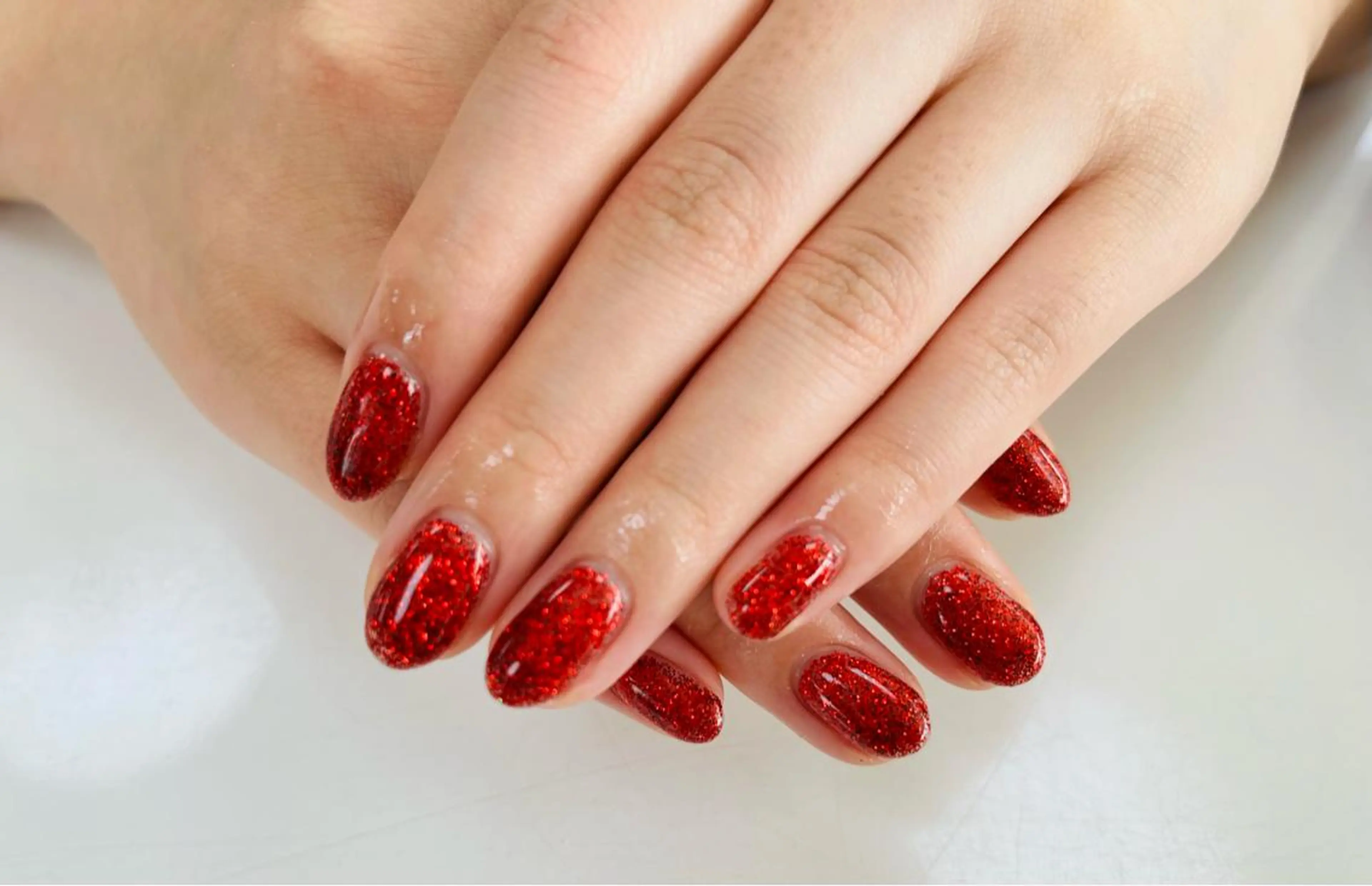 ネイル フットネイル フレンチネイル ジェルネイル ガラスフレンチ グラデーション ハンドネイル 二見 晴香のネイルデザイン