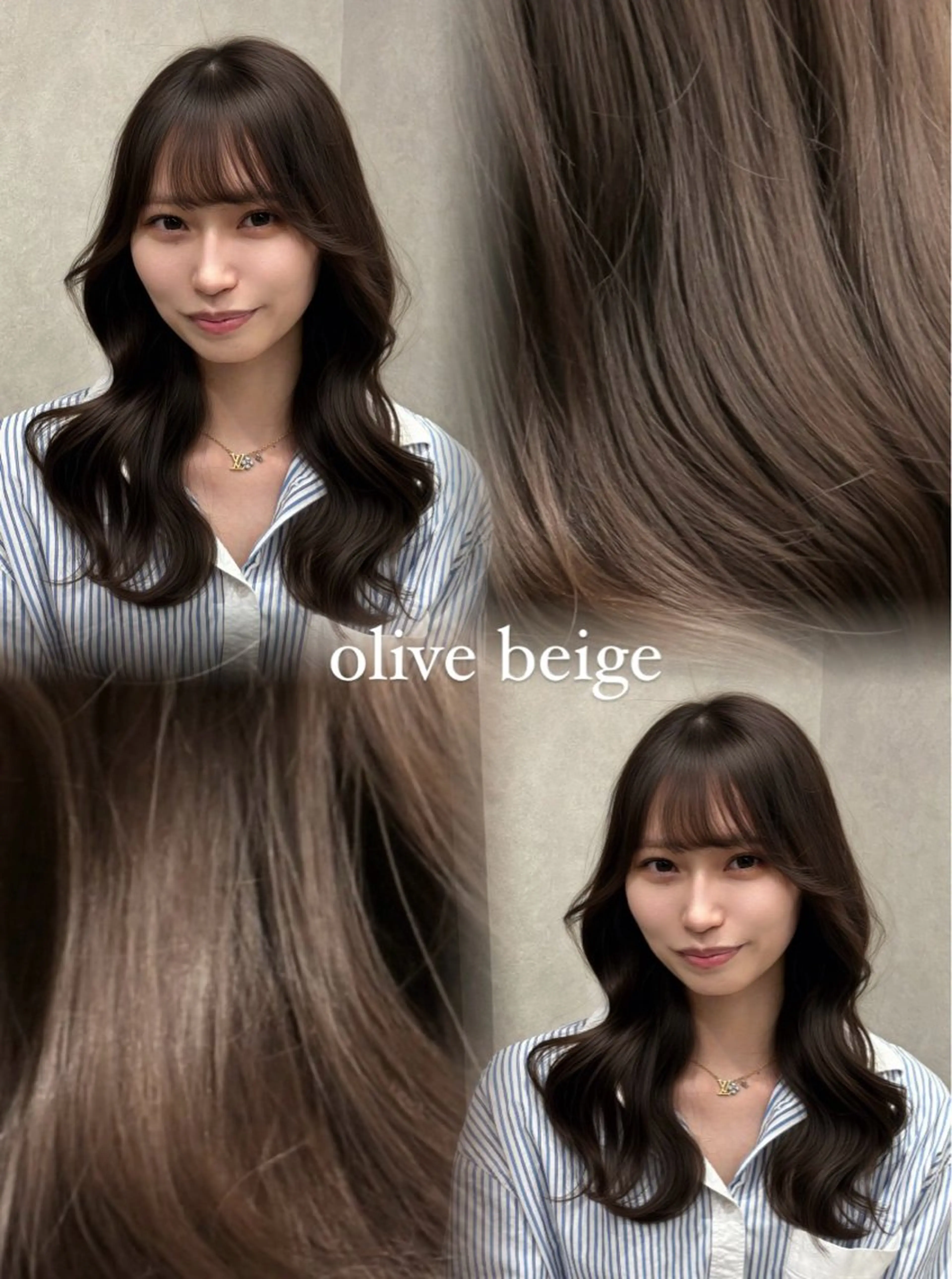 セミロング カラー 透明感カラー 透明感カラー/暖色 カラー/kana🩷のヘアスタイル