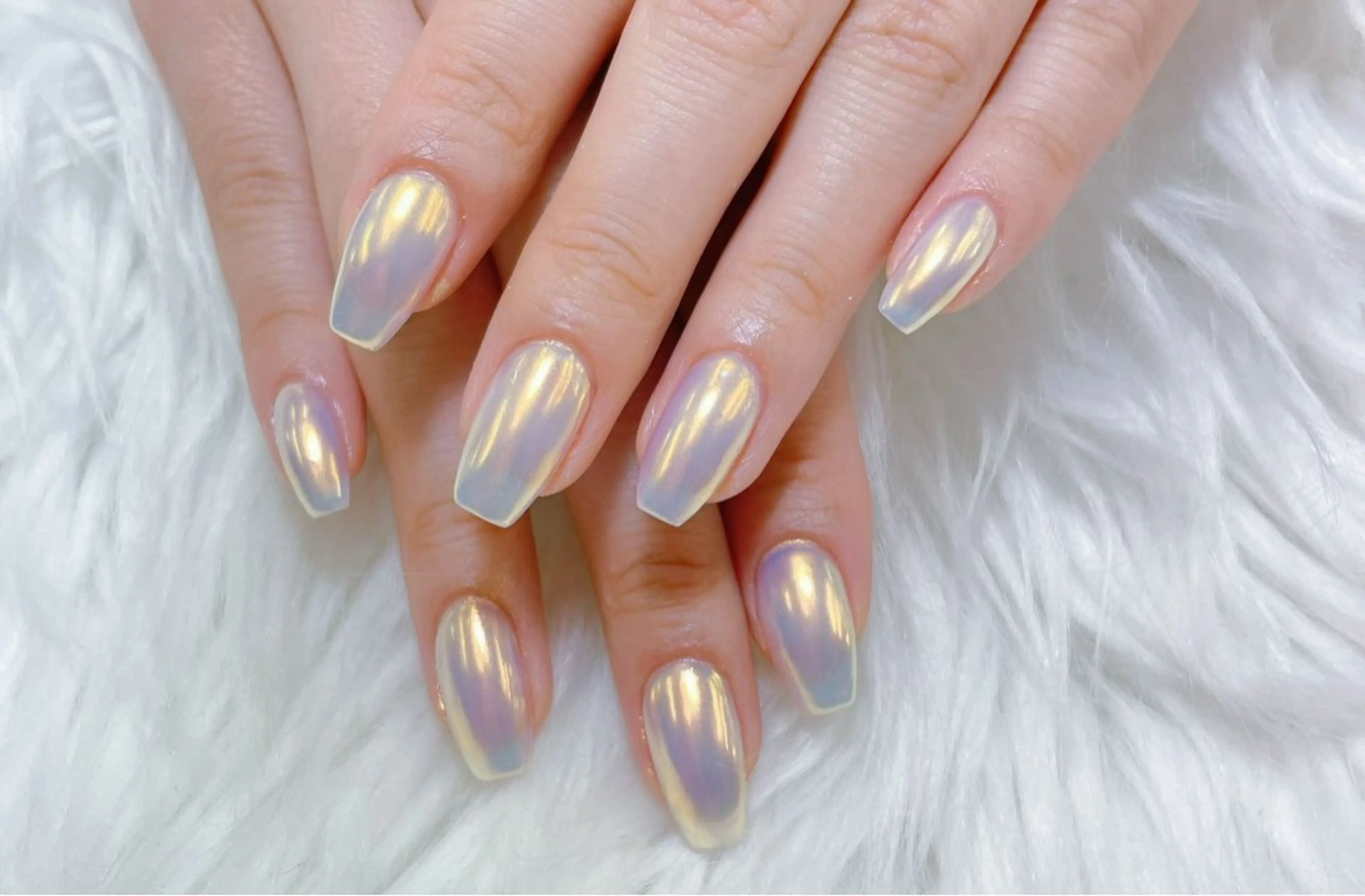 ネイル アートネイル 韓国ネイル 水色 ロングネイル マグネットネイル ハンドネイル ハンドケア NailDemure 【銀座店】のネイルデザイン