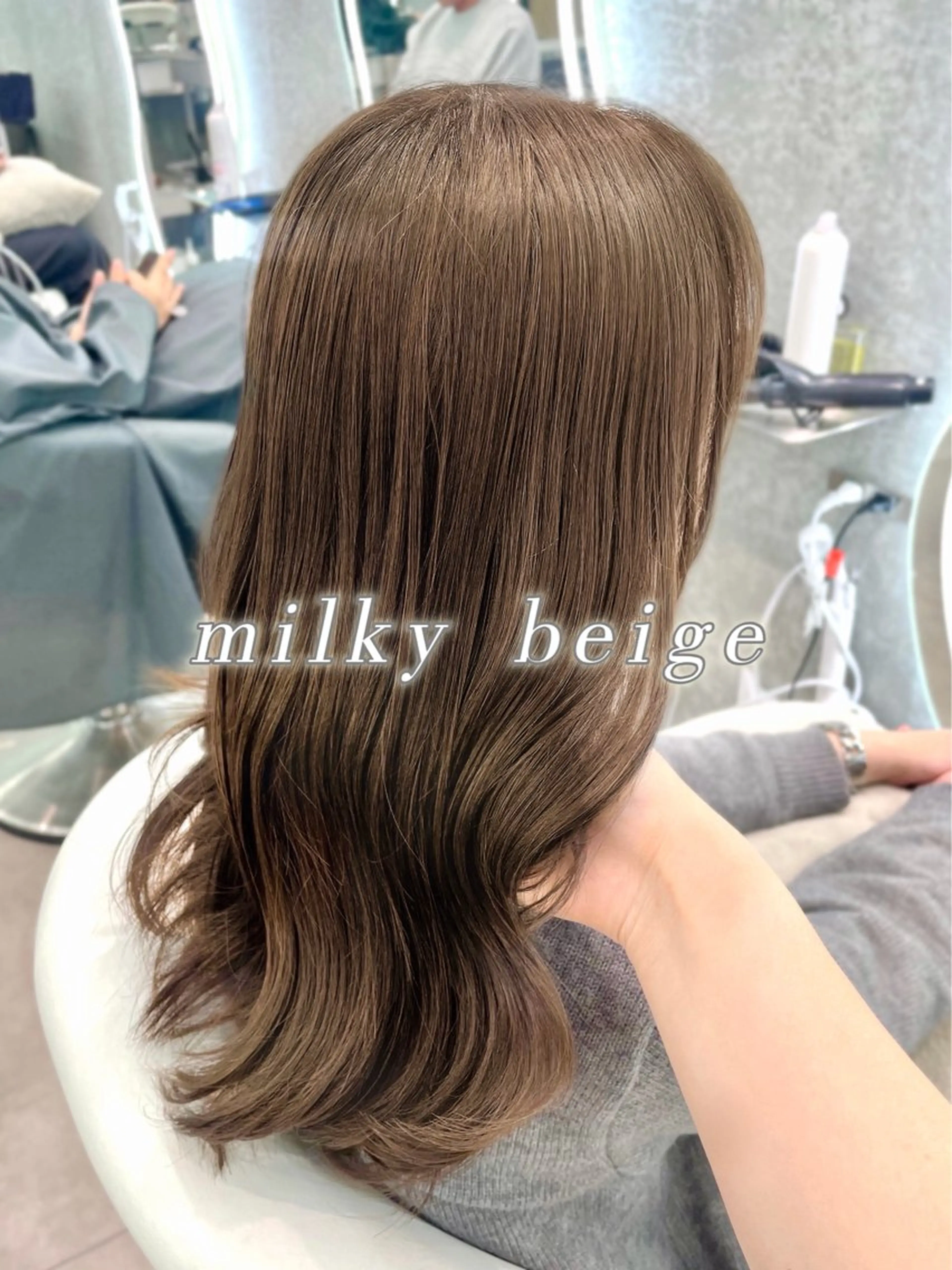 【根元の境目が気になる方‼️】【白髪染めも⭕️】リタッチカラー🌈＋1ステップ艶トリートメント🫧】の写真
