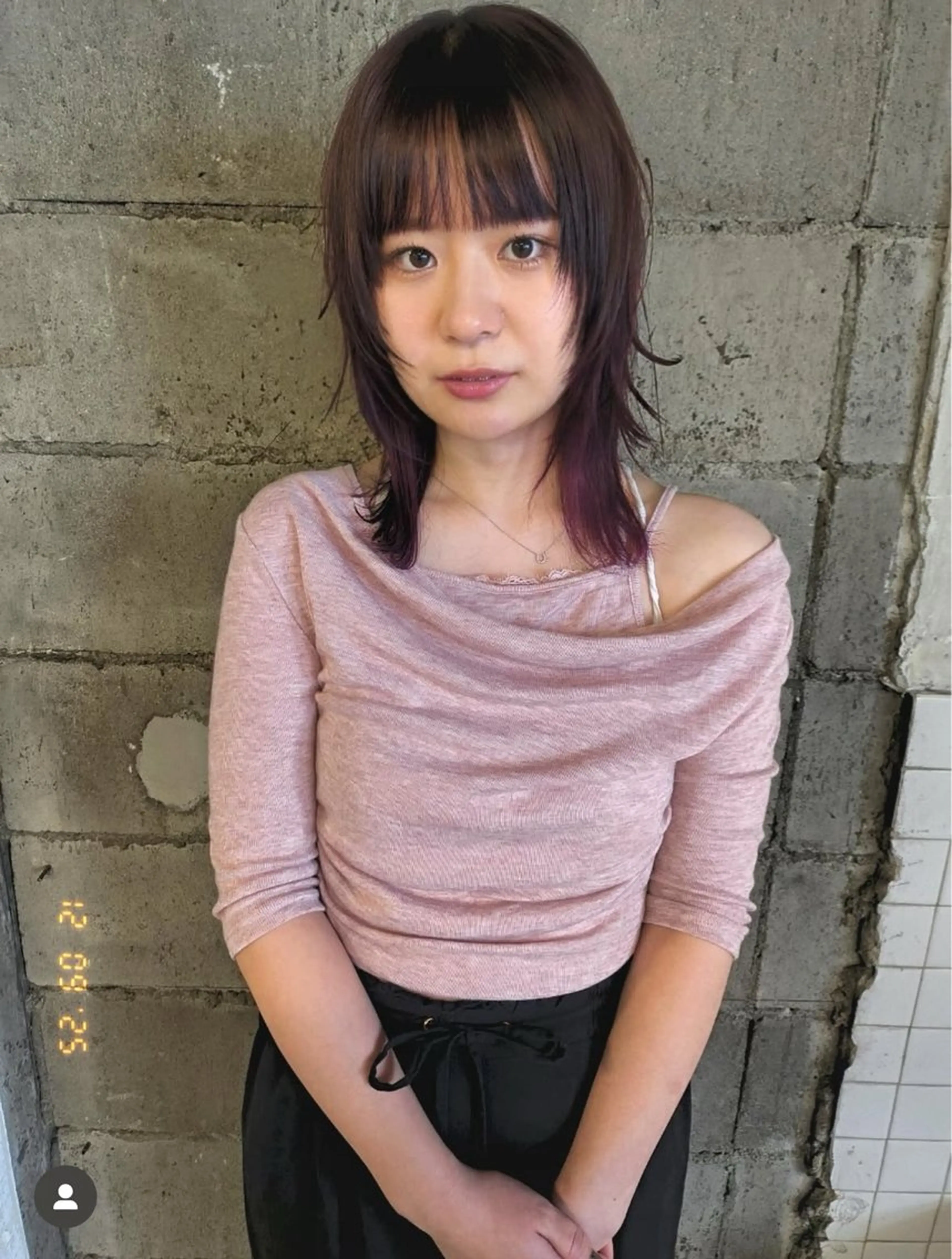 ミディアム カラー カット ヘアカラー トリートメント kotomi .のヘアスタイル