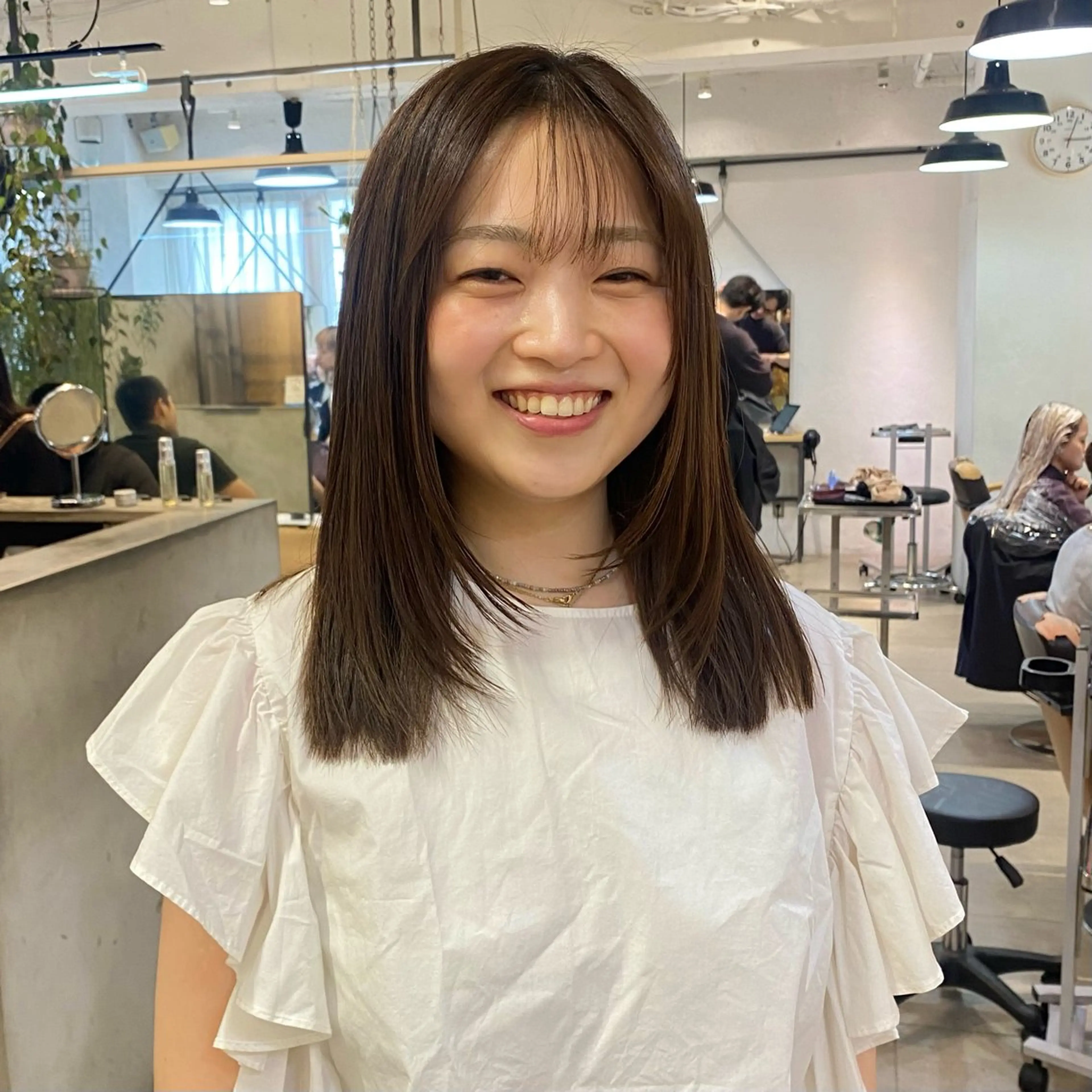 ミディアム カラー noa/ 渋谷のヘアスタイル