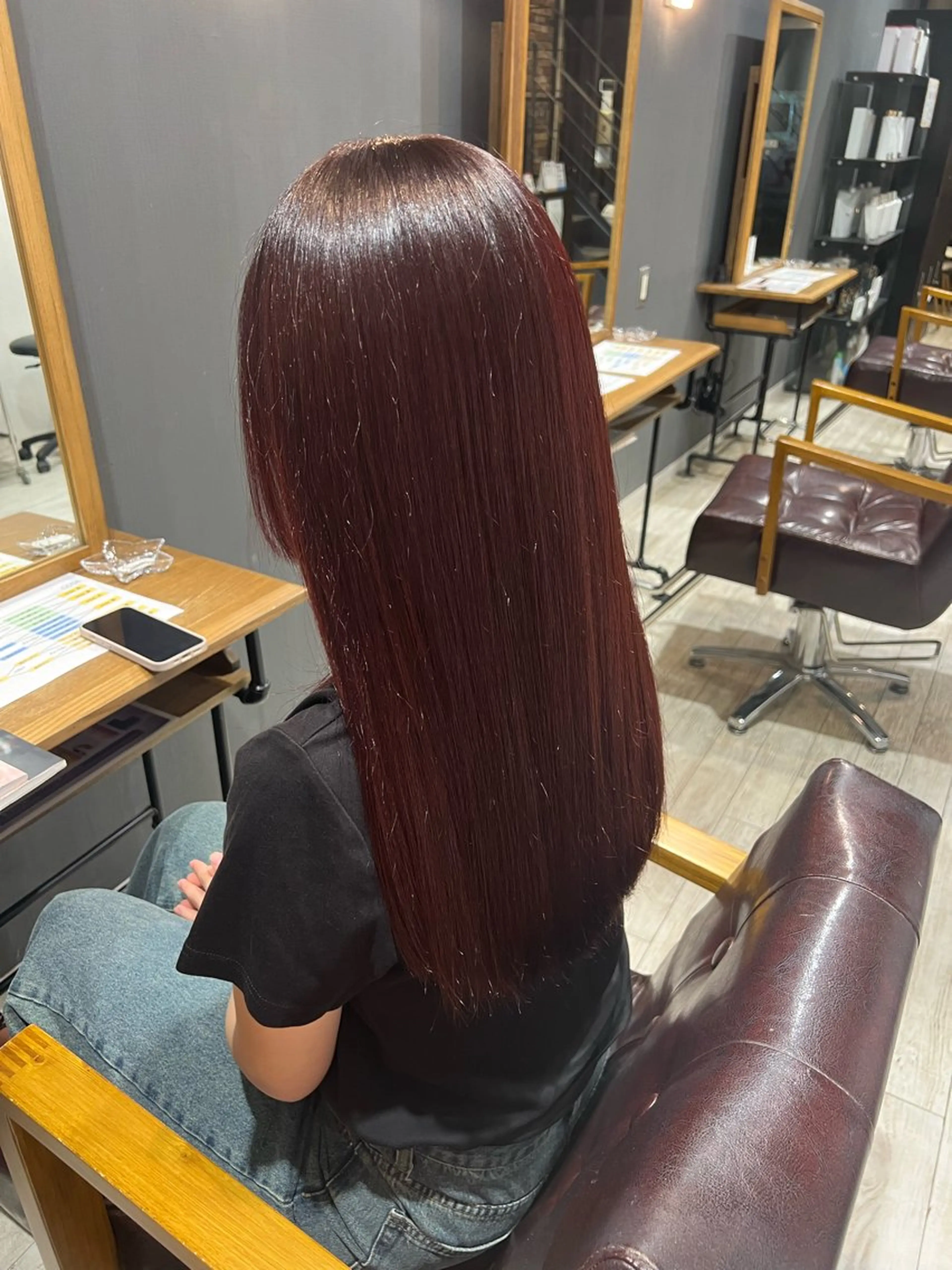 カラー ヘアカラー トリートメント ayumi hondaのヘアスタイル