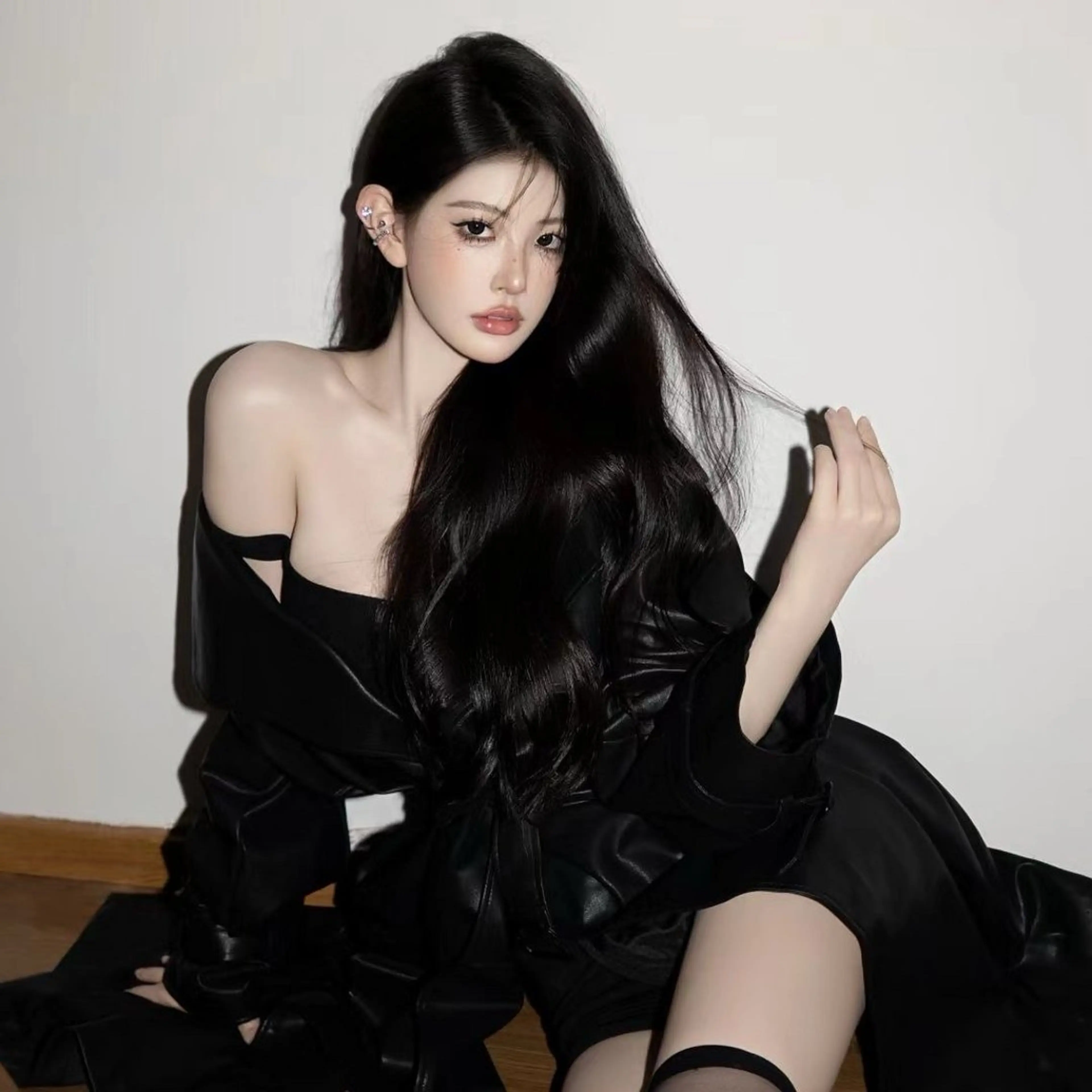 ロング カット ヘアカラー 中韓🇨🇳🇰🇷 🤍TAKAHIROのヘアスタイル