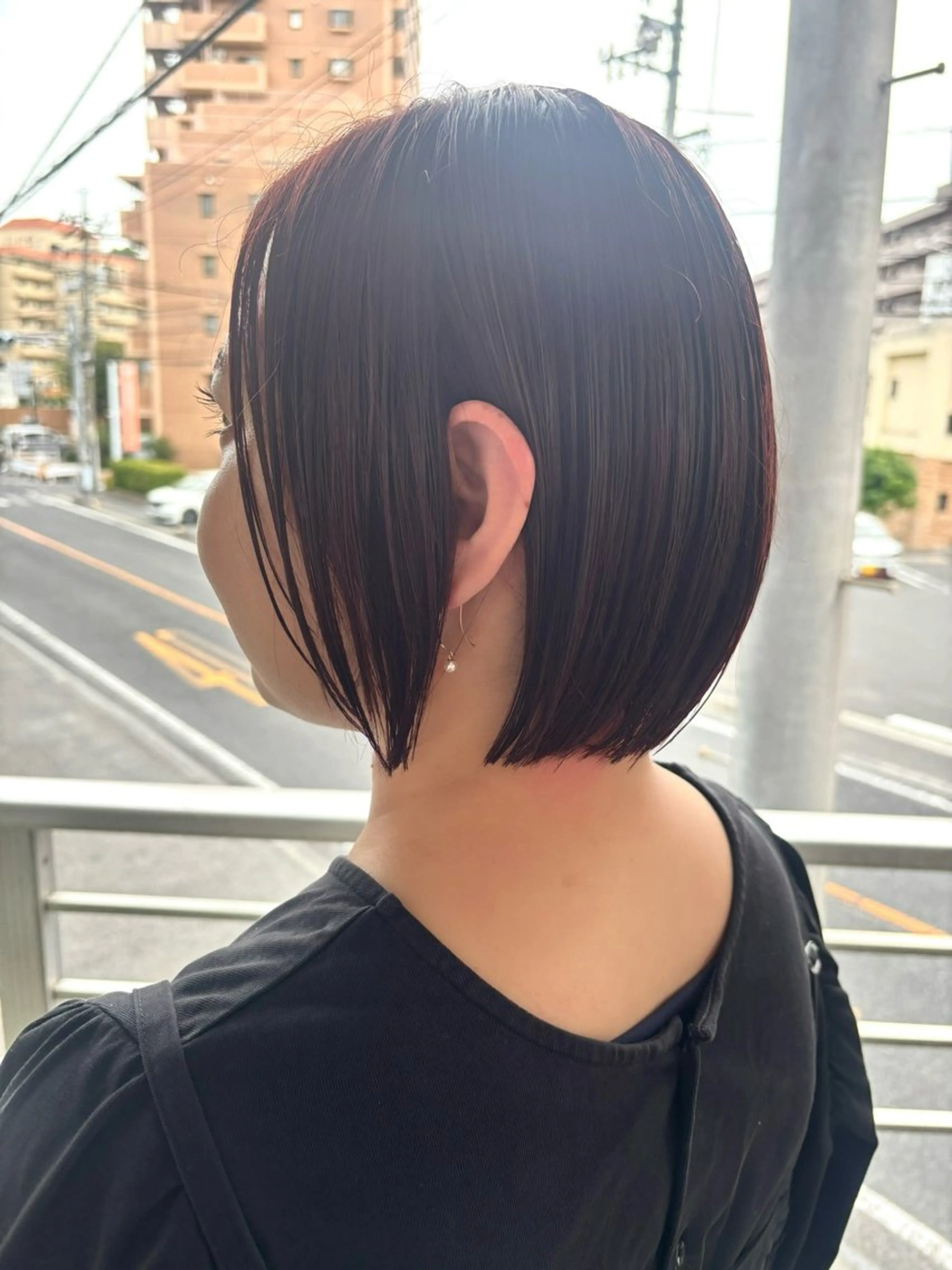 ショート ボブ カット ヘアカラー 「隠れ家サロン」 Salon de Chloe所属・倉敷サロンドクロエ ꕀ井上恋夢ꕀのヘアスタイル