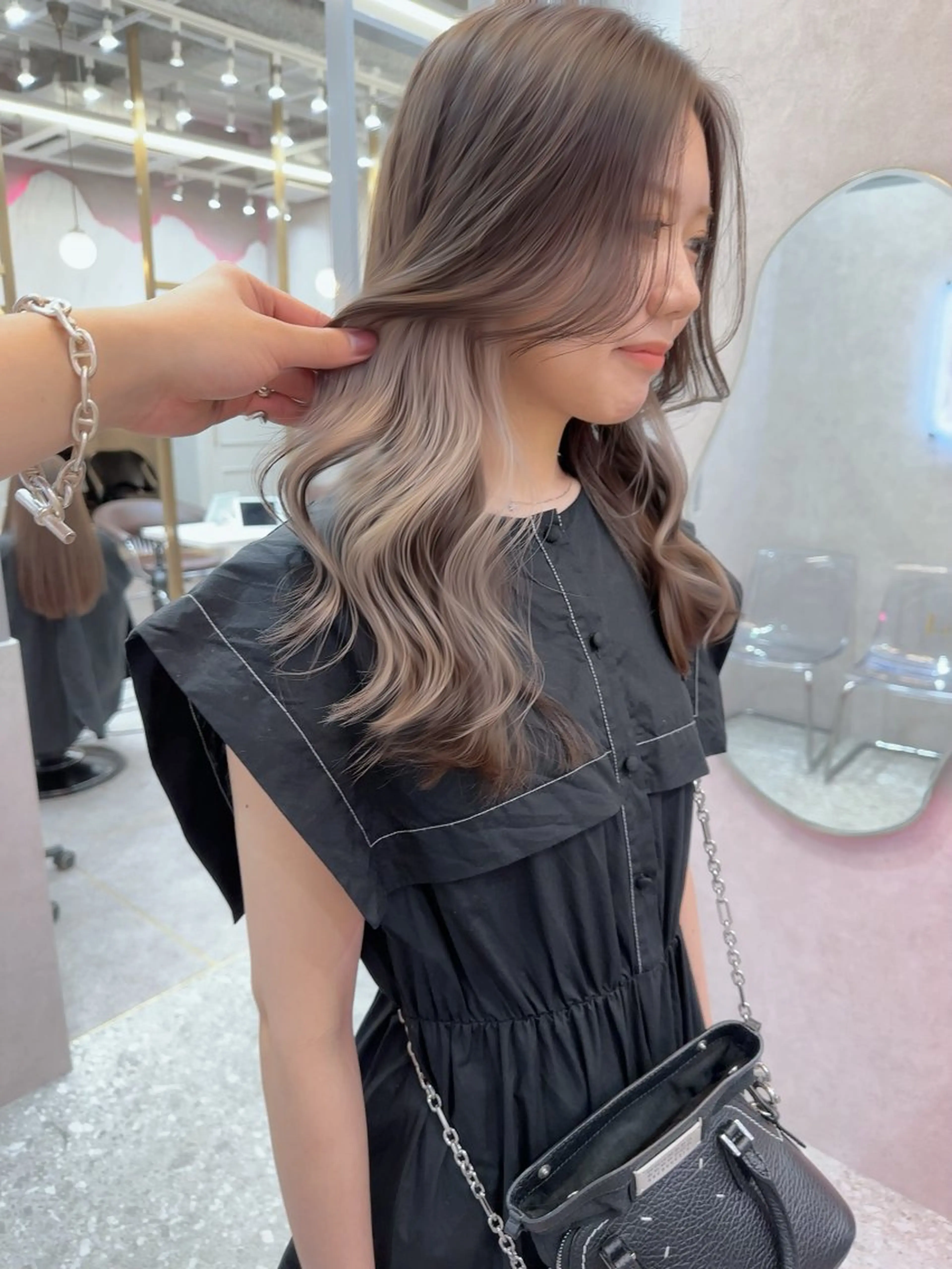 ロング カラー インナーカラー カット ヘアカラー トリートメント 🍒楓🍒北九州1 艶カラー作る人🎨のヘアスタイル