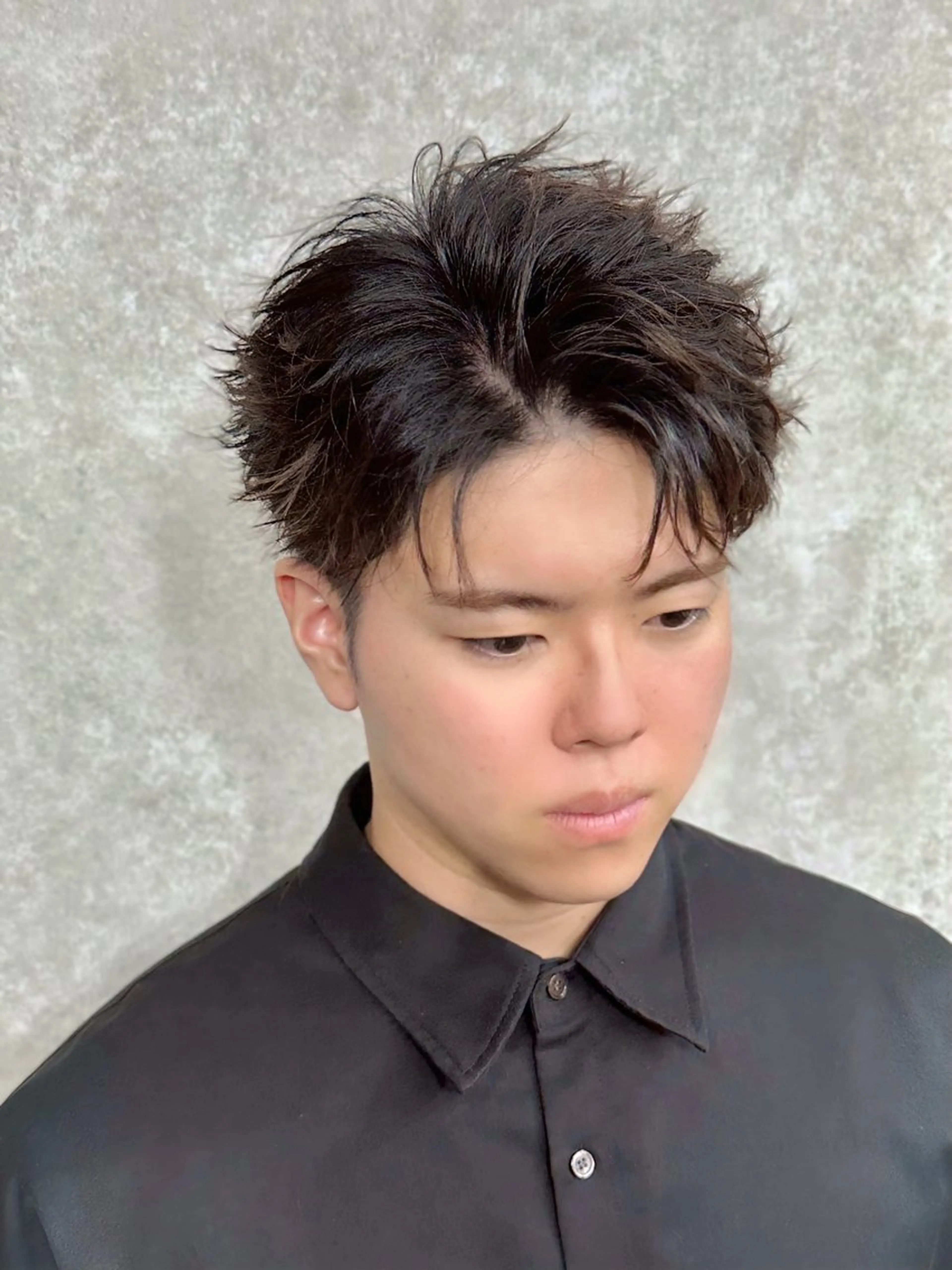 ショート パーマ メンズ メンズパーマ ショートヘア カット パーマ 【メンズ専門】中本 翔大のヘアスタイル