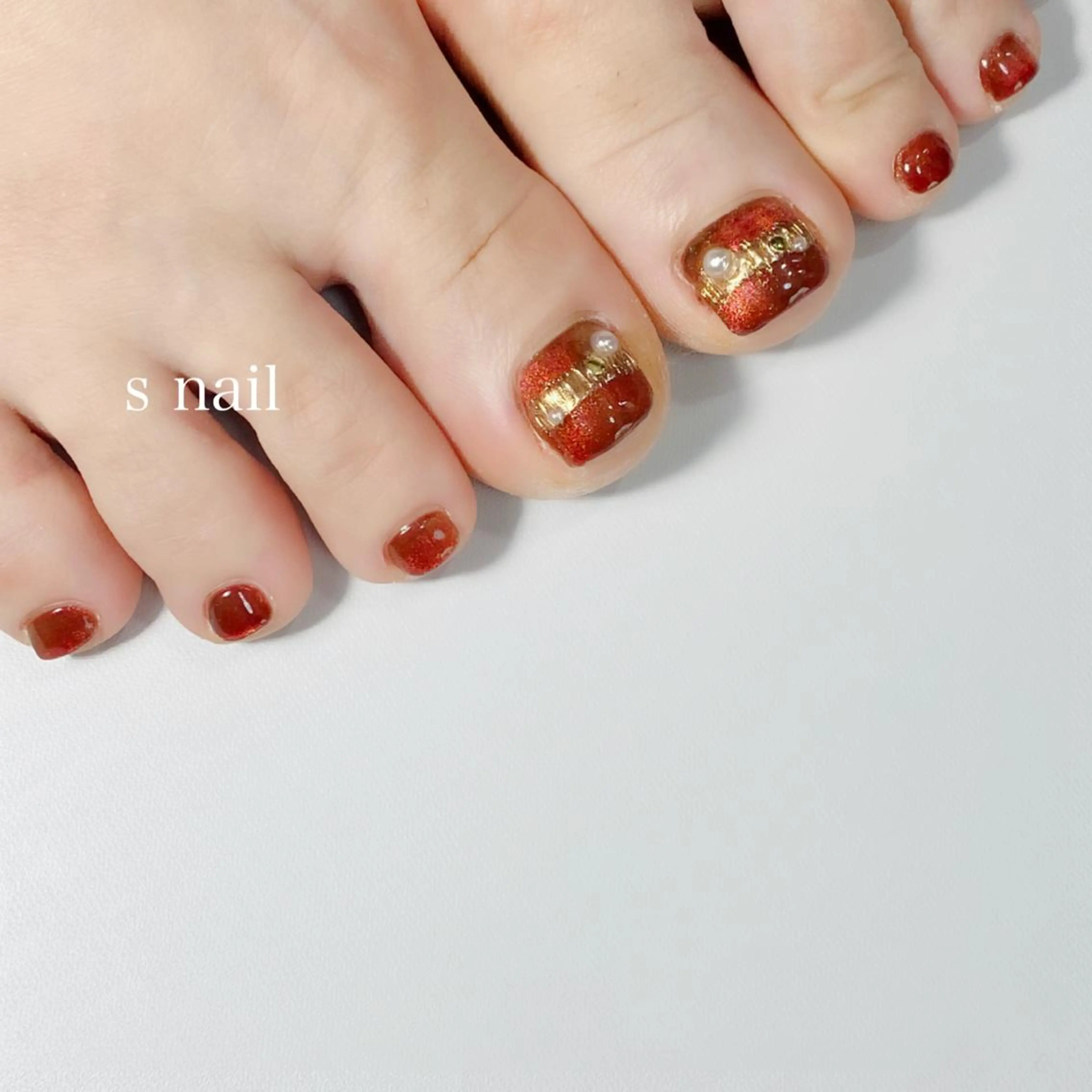 ネイル フットネイル s nail さとよしみゆきのネイルデザイン