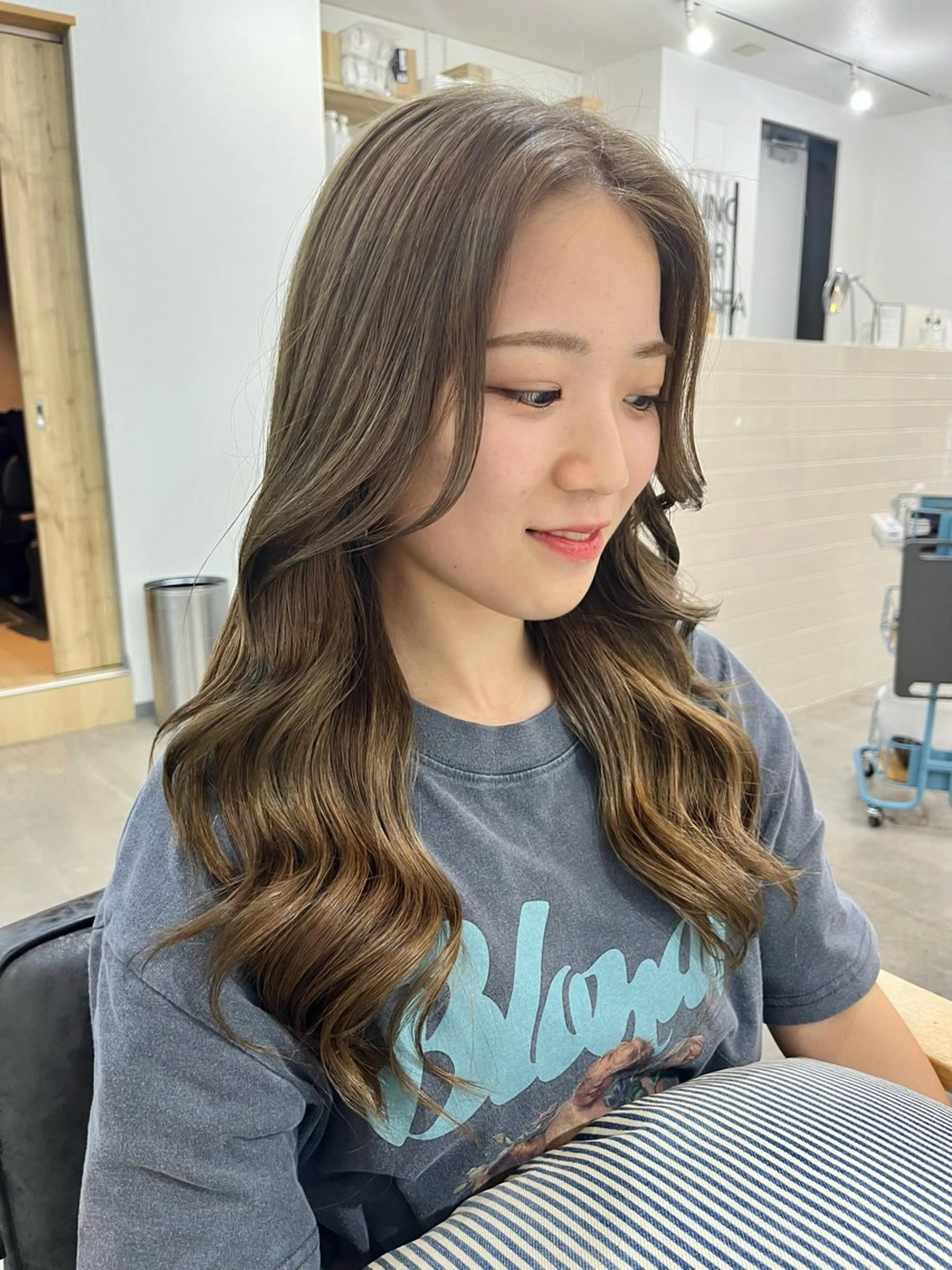 ロング カラー ヘアカラー トリートメント 🌼sunc HINAMI🌼のヘアスタイル