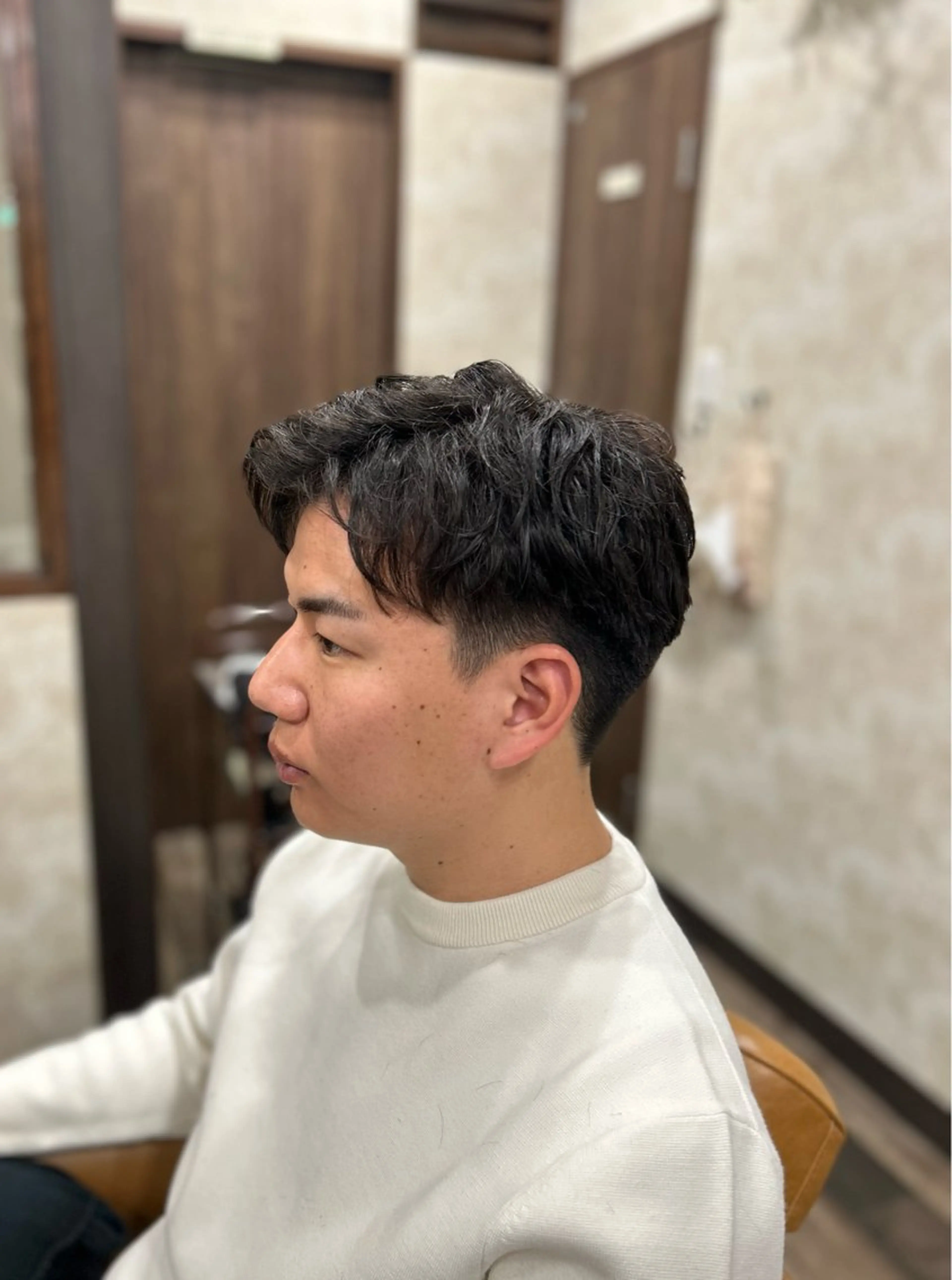 ショート パーマ メンズ メンズパーマ カット パーマ メンズカット/ 雄大のヘアスタイル