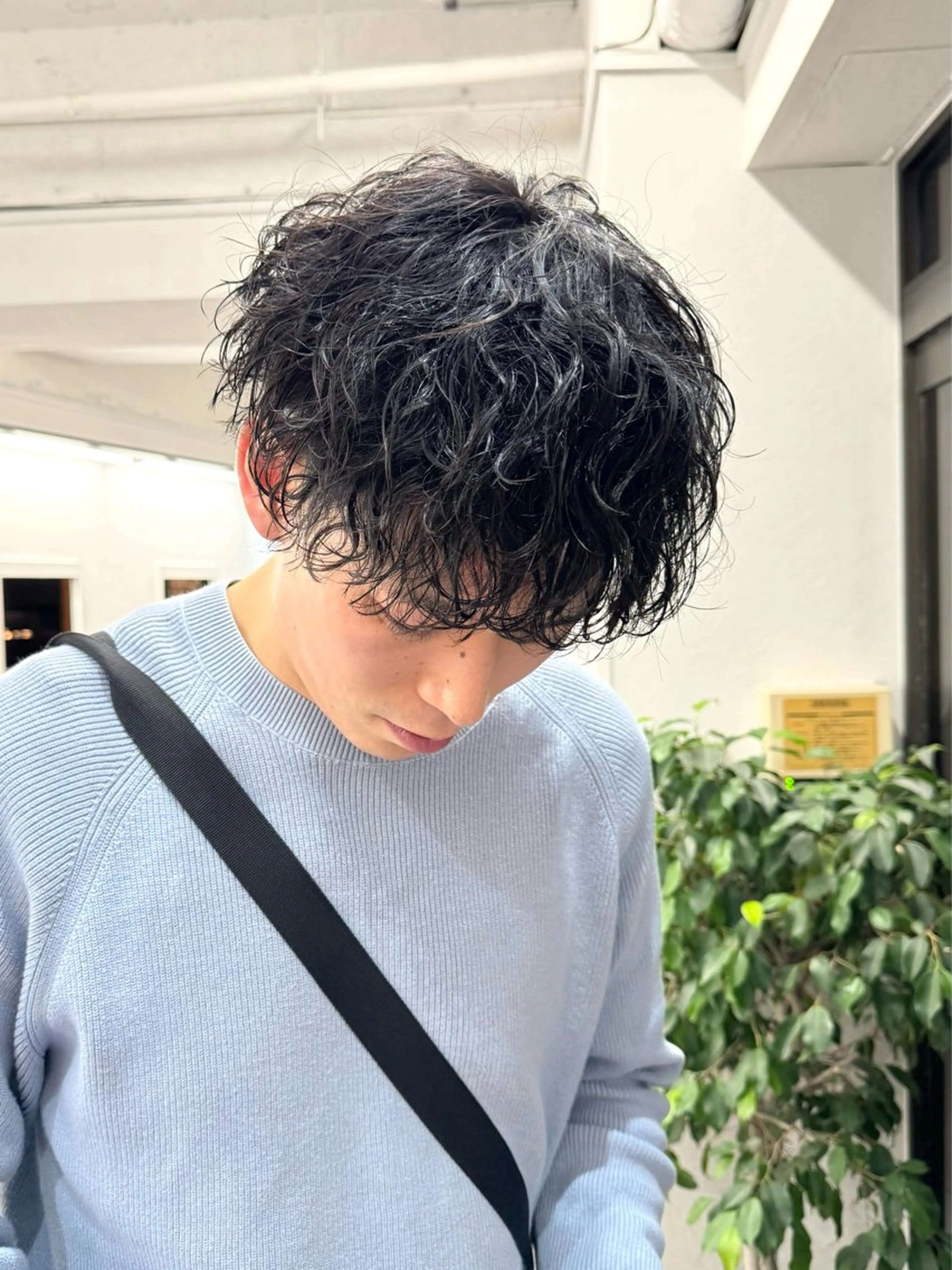 パーマ メンズ メンズパーマ 波巻きパーマ カット パーマ トリートメント シャドウパーマ/ 波巻パーマYu-Kiのヘアスタイル