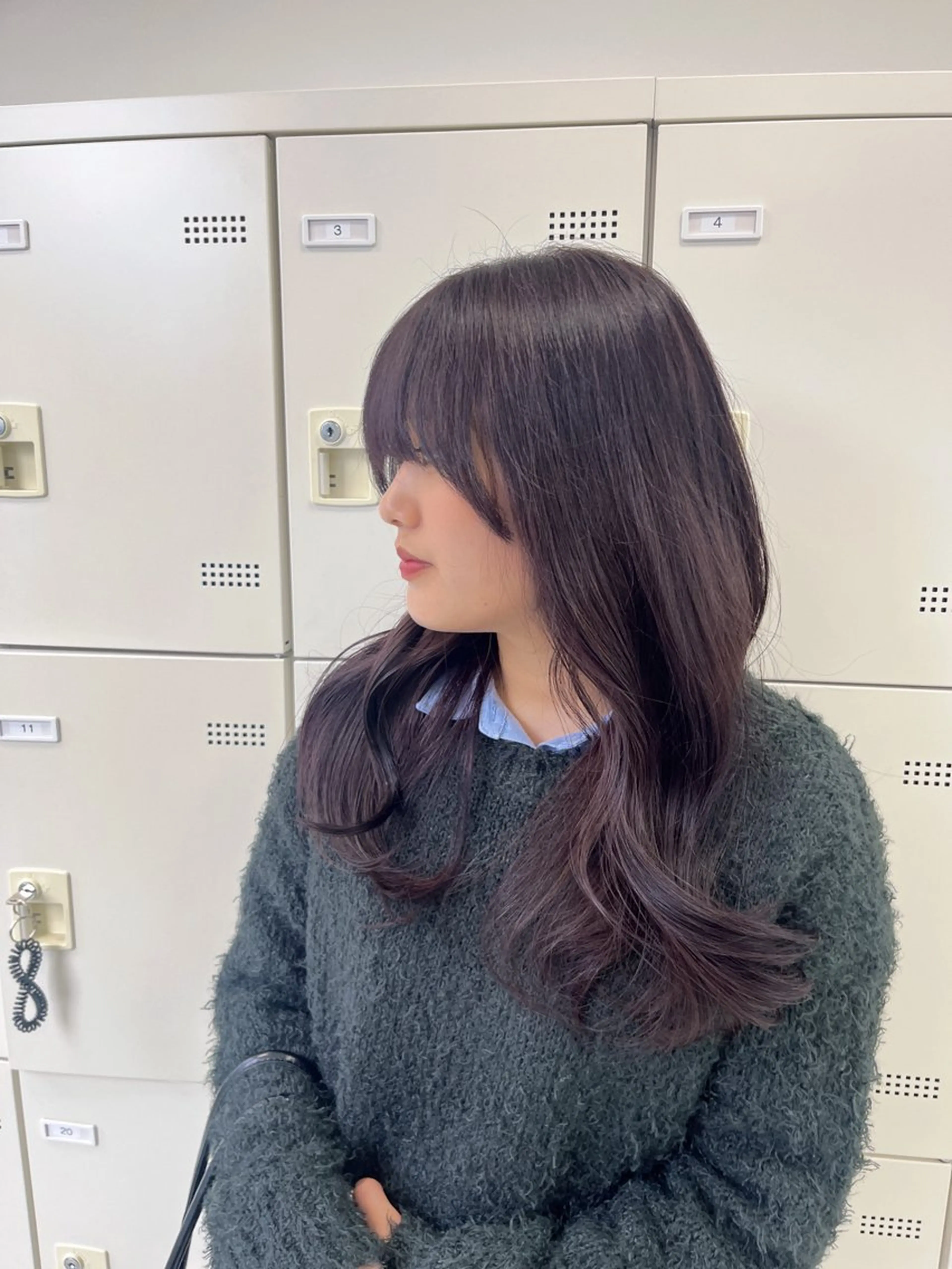 ロング ヘアカラー ♡ナチュラルガーリー ♡ベージュ♡RINAのヘアスタイル