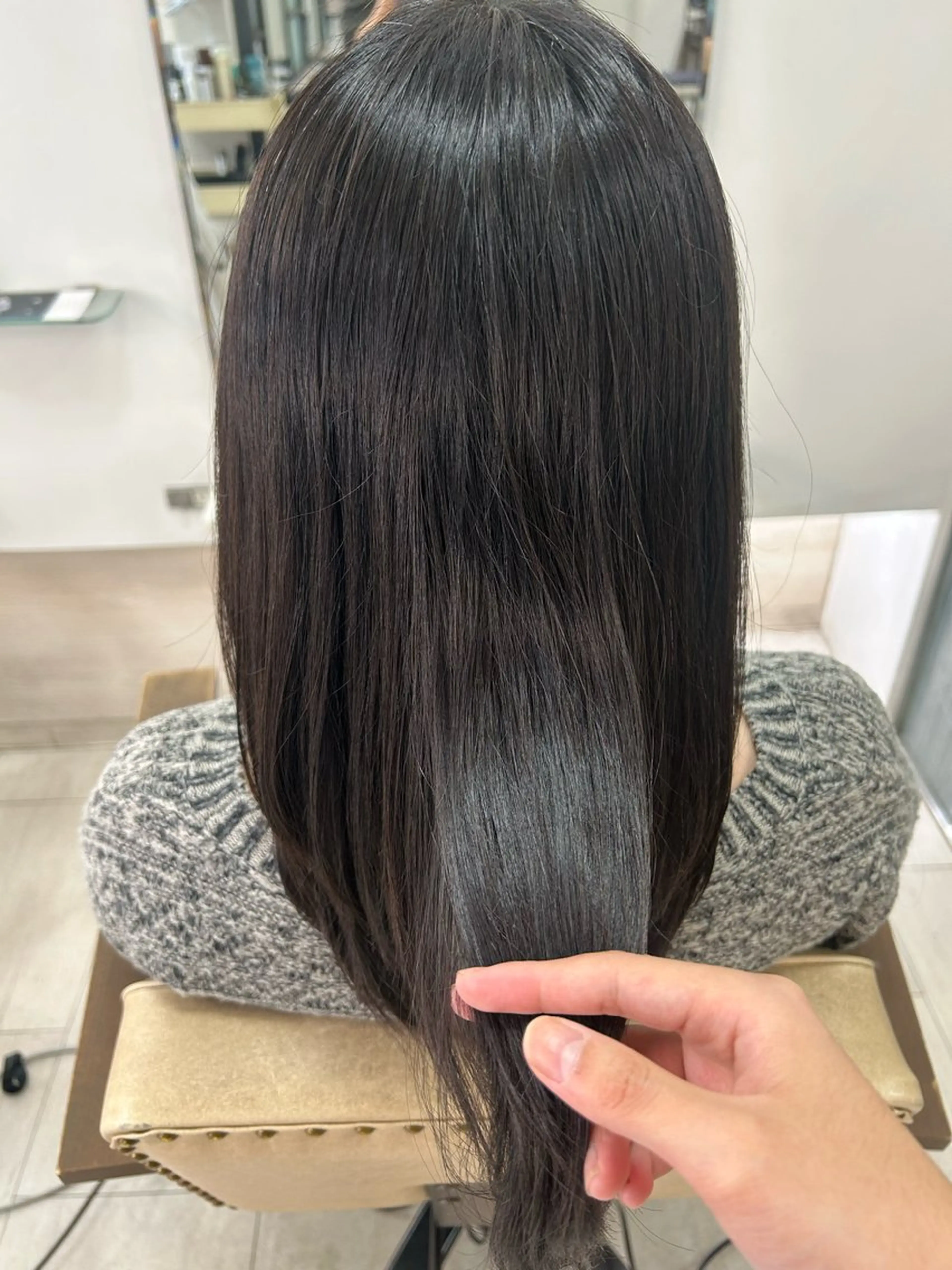 ロング トリートメント トリートメント 栗田 優月のヘアスタイル