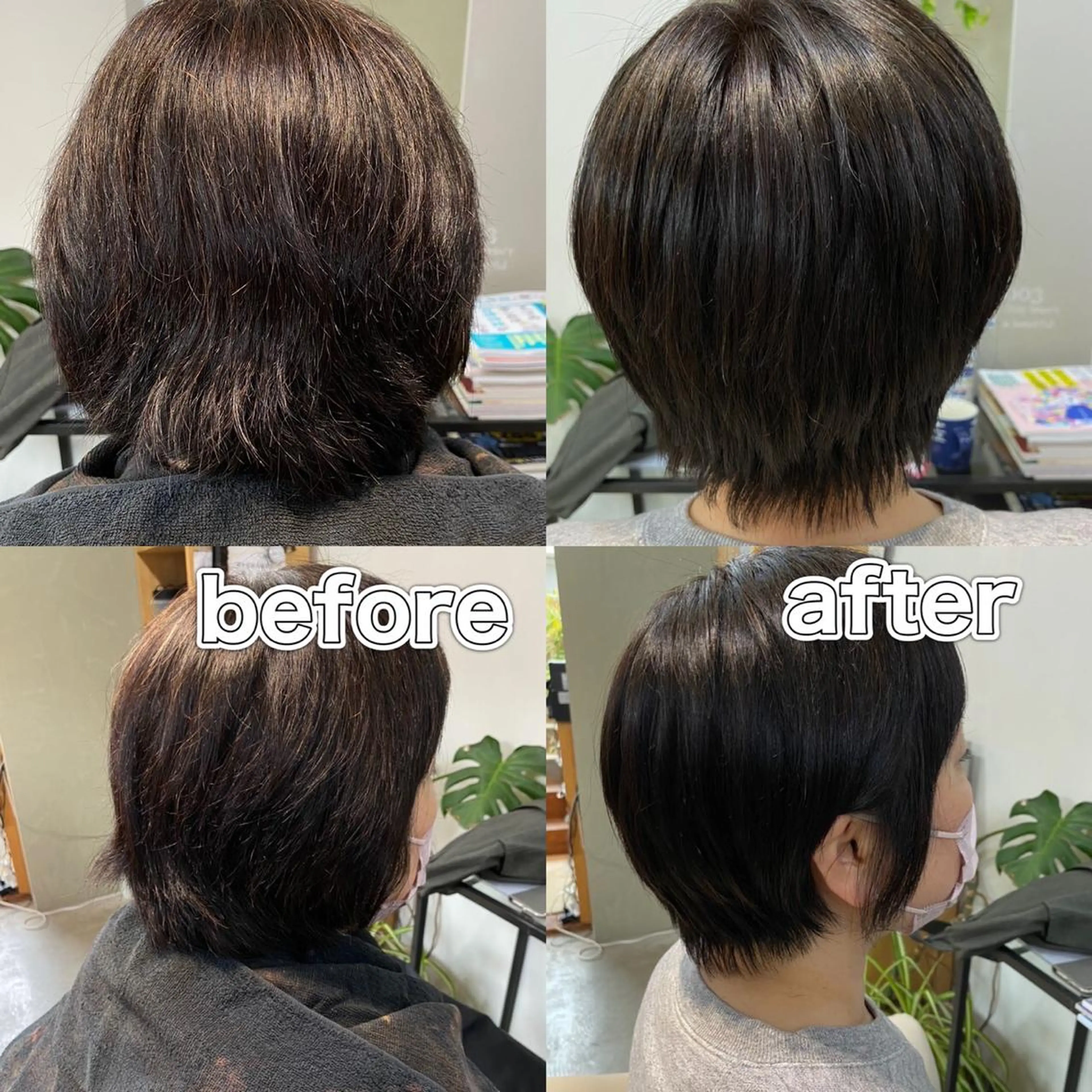 ショート カラー カット ヘアカラー トリートメント ヘッドスパ メルクヘアー 中澤のヘアスタイル