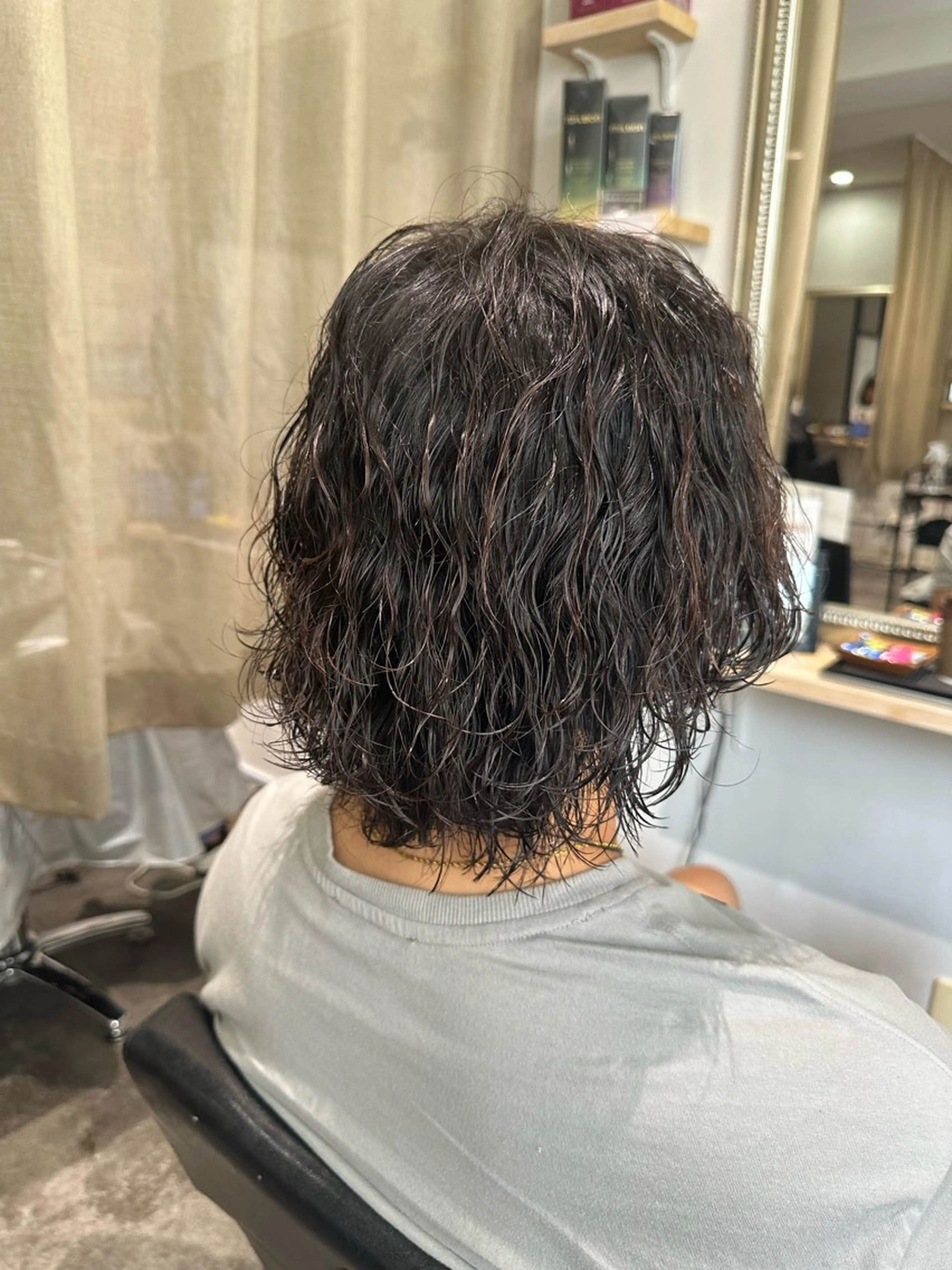 ミディアム パーマ メンズ est-r.Fukuoka所属・マエダルイ🫧 韓国ヘア🫧博多のヘアスタイル