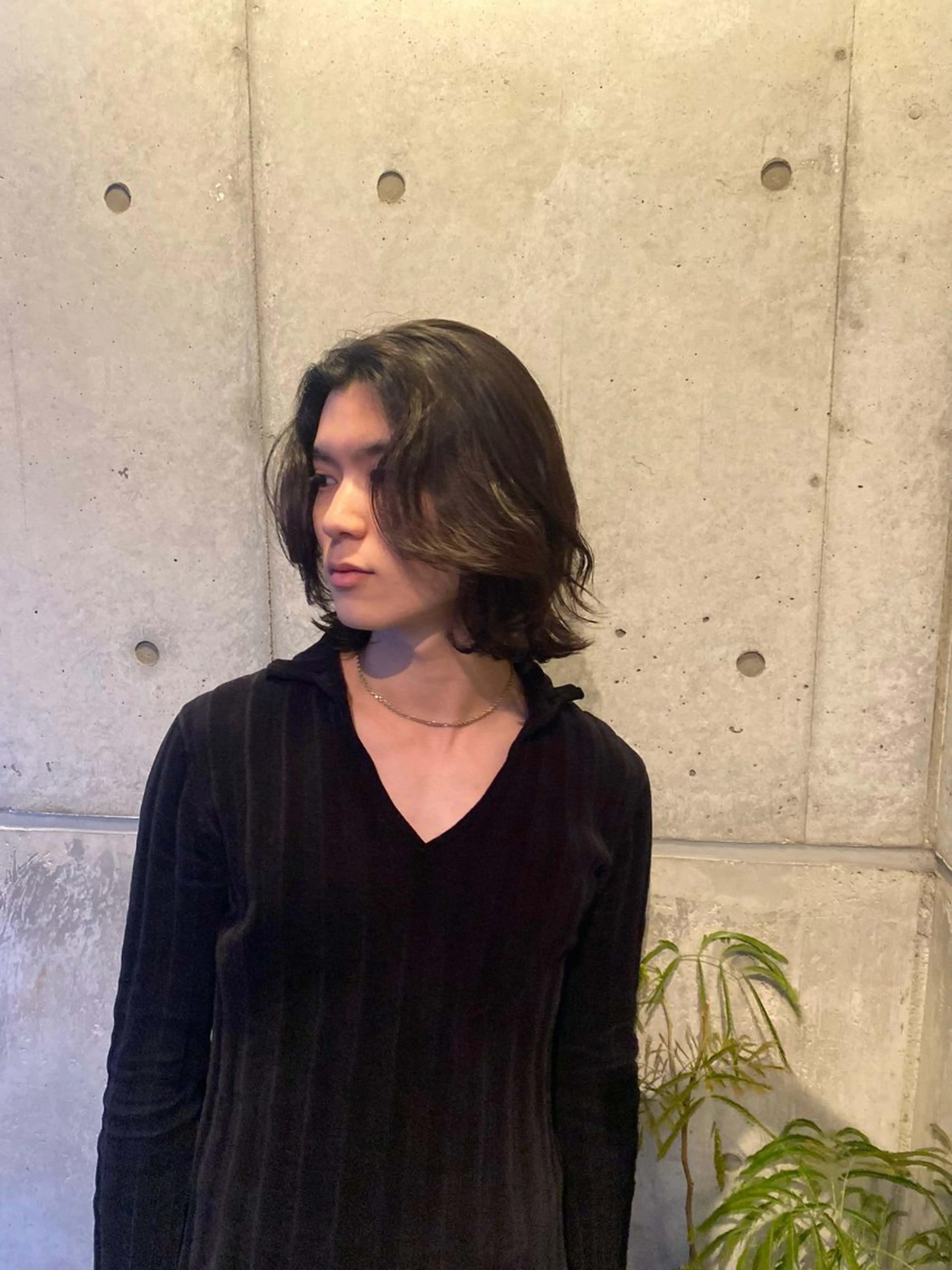 ミディアム 伸ばしかけ レイヤーカット カット les baladins du miroir所属・🍃YURI 🍃のヘアスタイル
