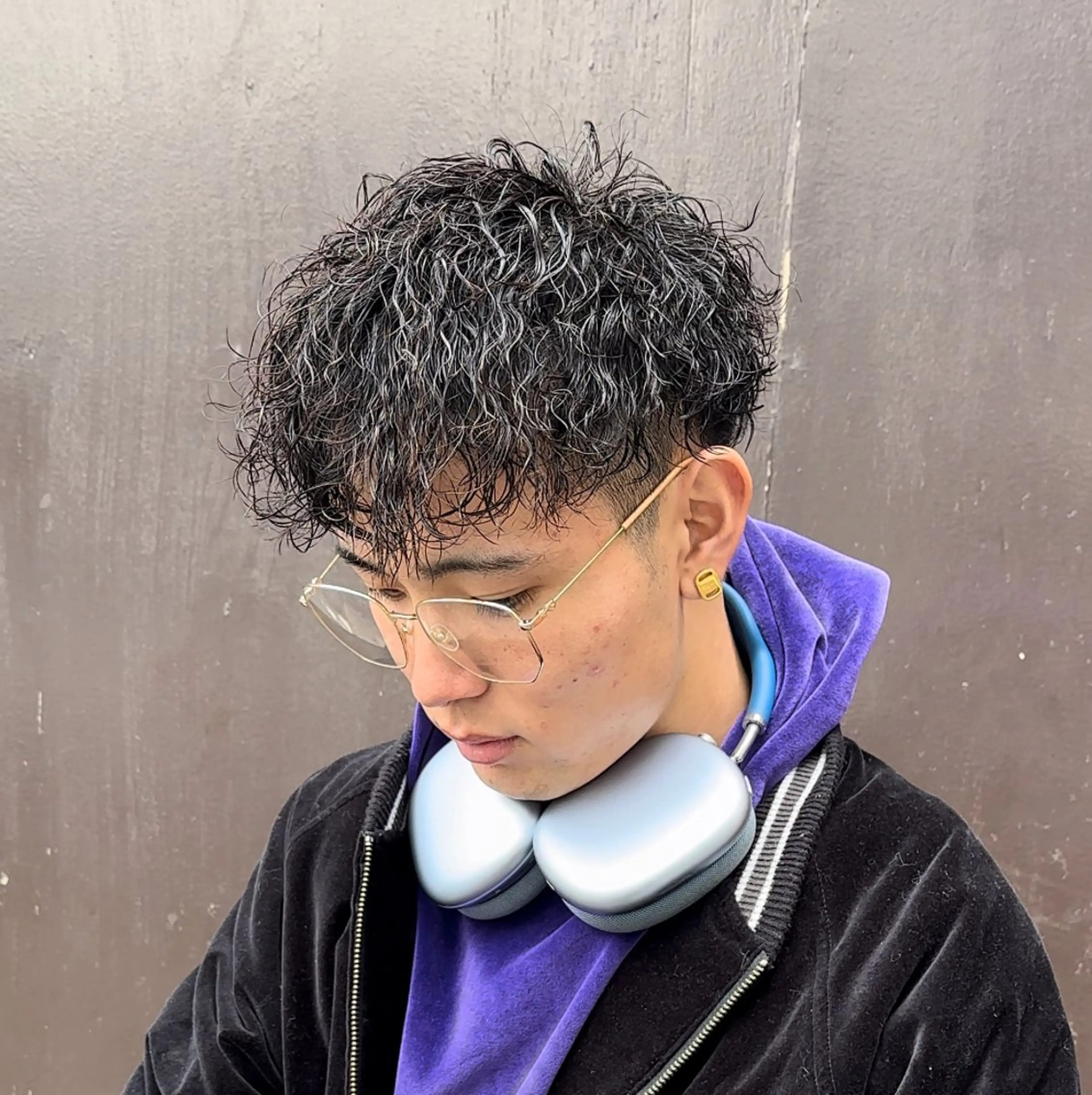 メンズ カット パーマ 🎖️似合わせメンズ パーマ🎖️カネキのヘアスタイル