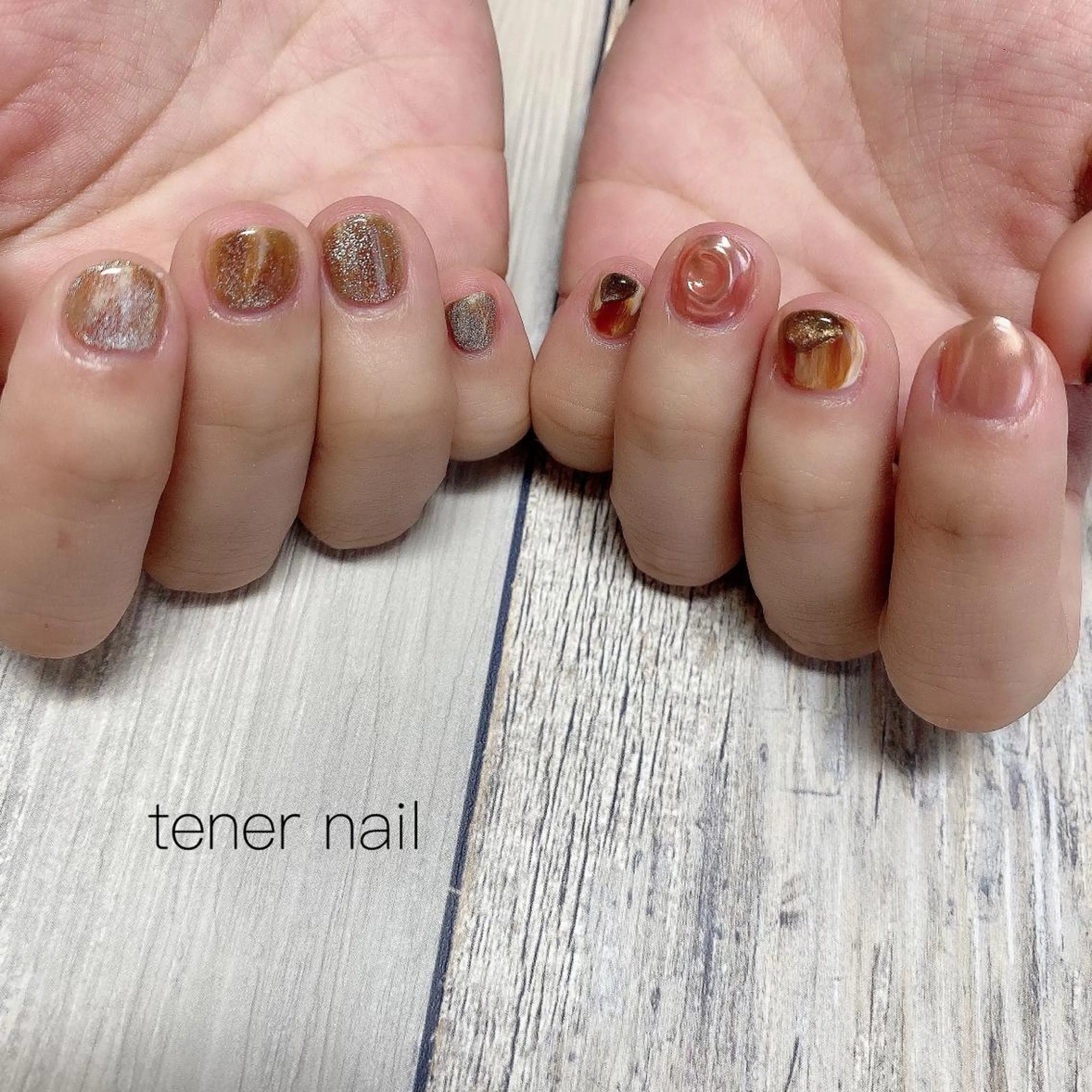 ネイル ニュアンスネイル ショートネイル tener  nail  テネルネイル所属・テネルネイル tener nailのネイルデザイン
