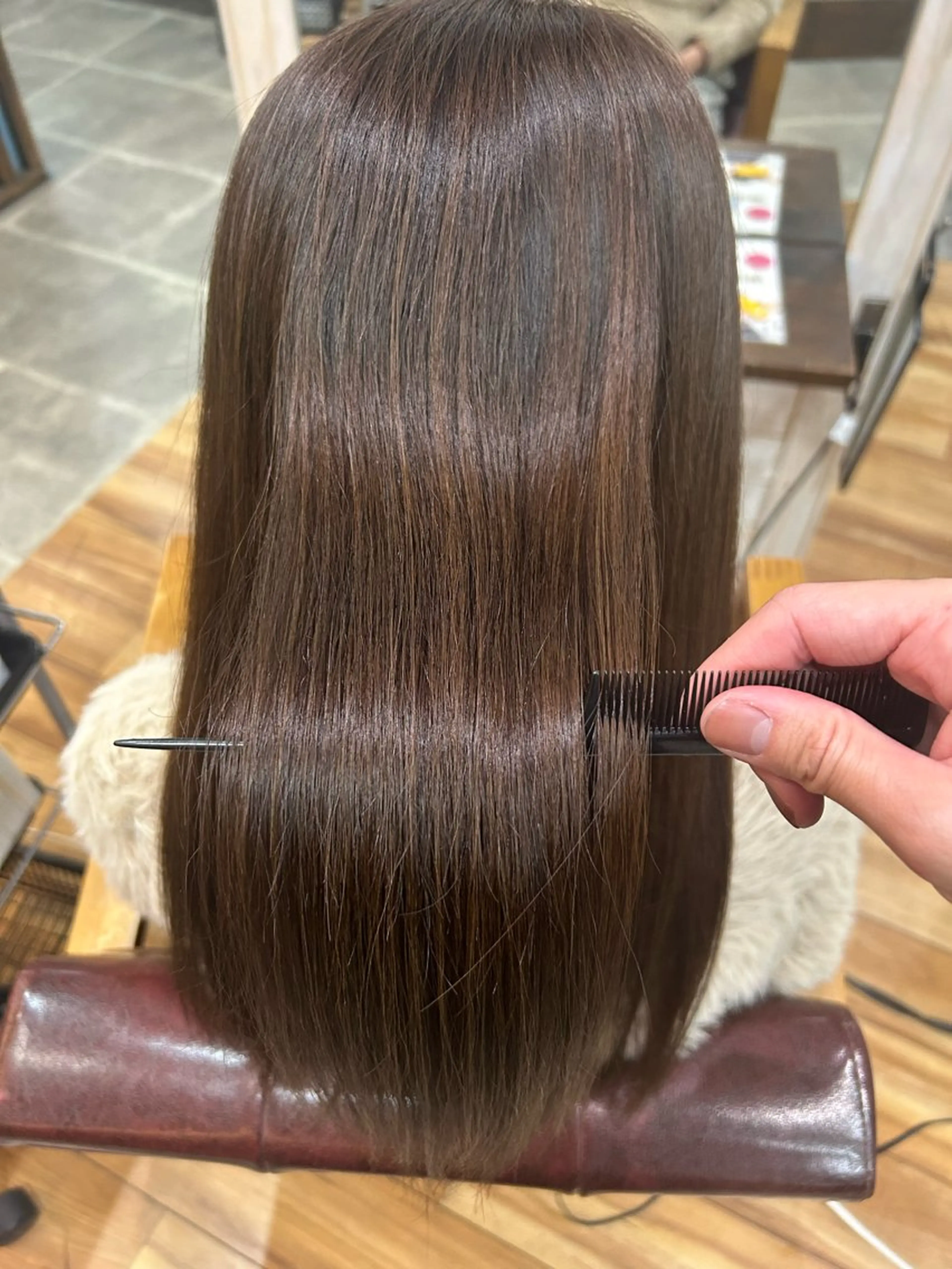 セミロング セミロングパーマ 髪質改善 韓国風ヘア トリートメント トリートメント CECIL hair なんば店所属・メンズパーマ 艶髪☆店長☆有馬のヘアスタイル