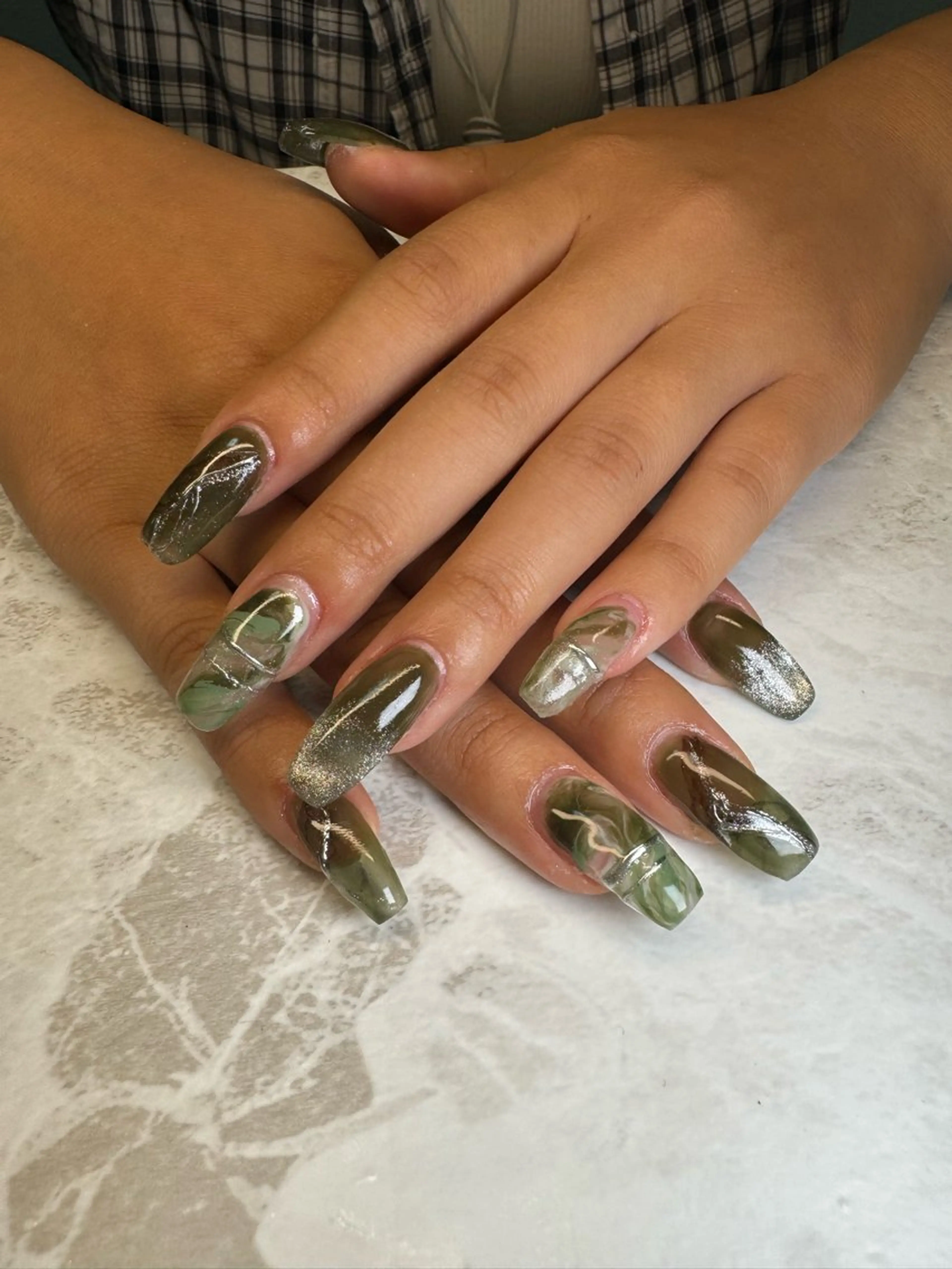 ネイル ハンドネイル YOUTH nails waxing所属・YOUTH natsumiのネイルデザイン