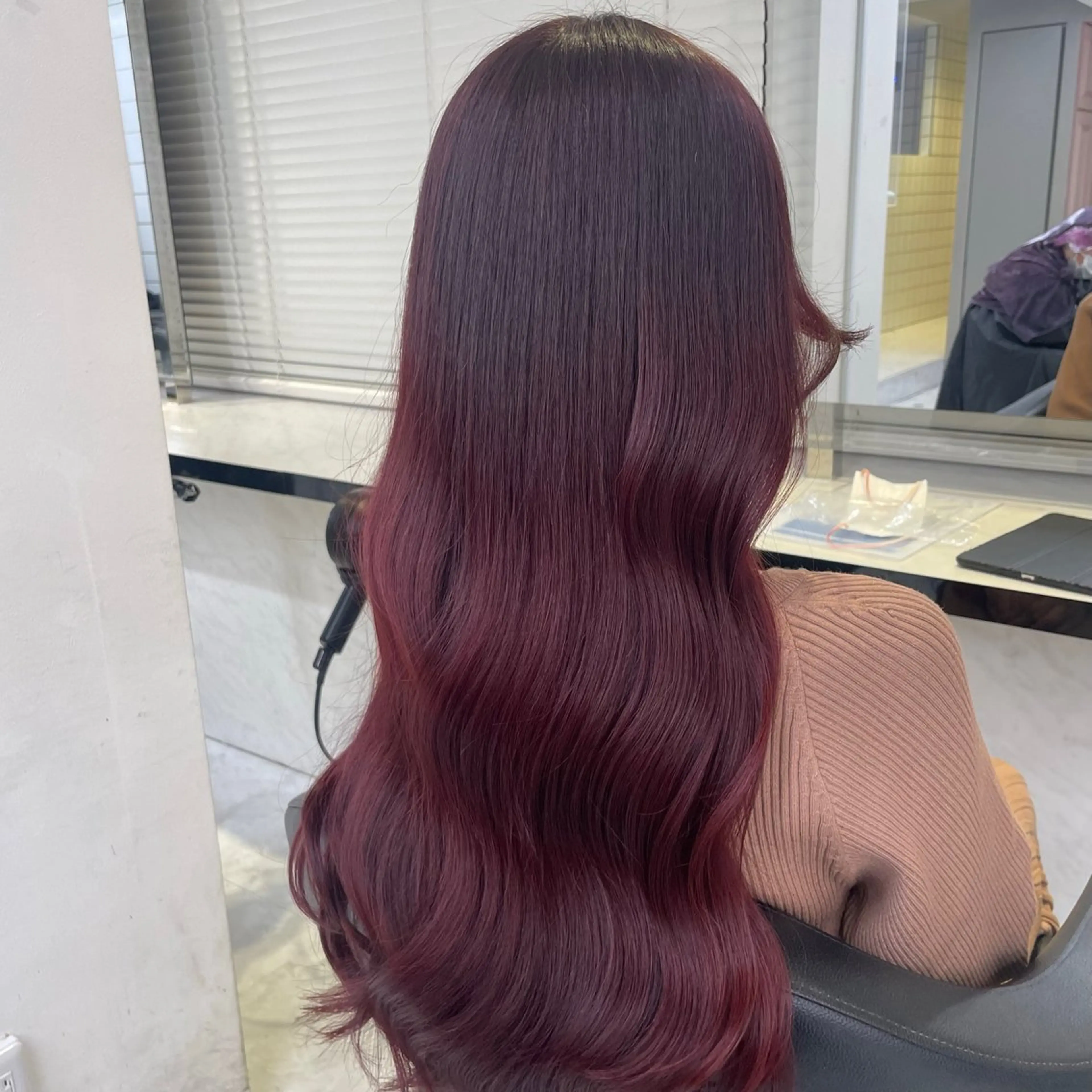 ロング カラー ヘアアレンジ 💖うる艶カラー💖 モデル募集💖のヘアスタイル