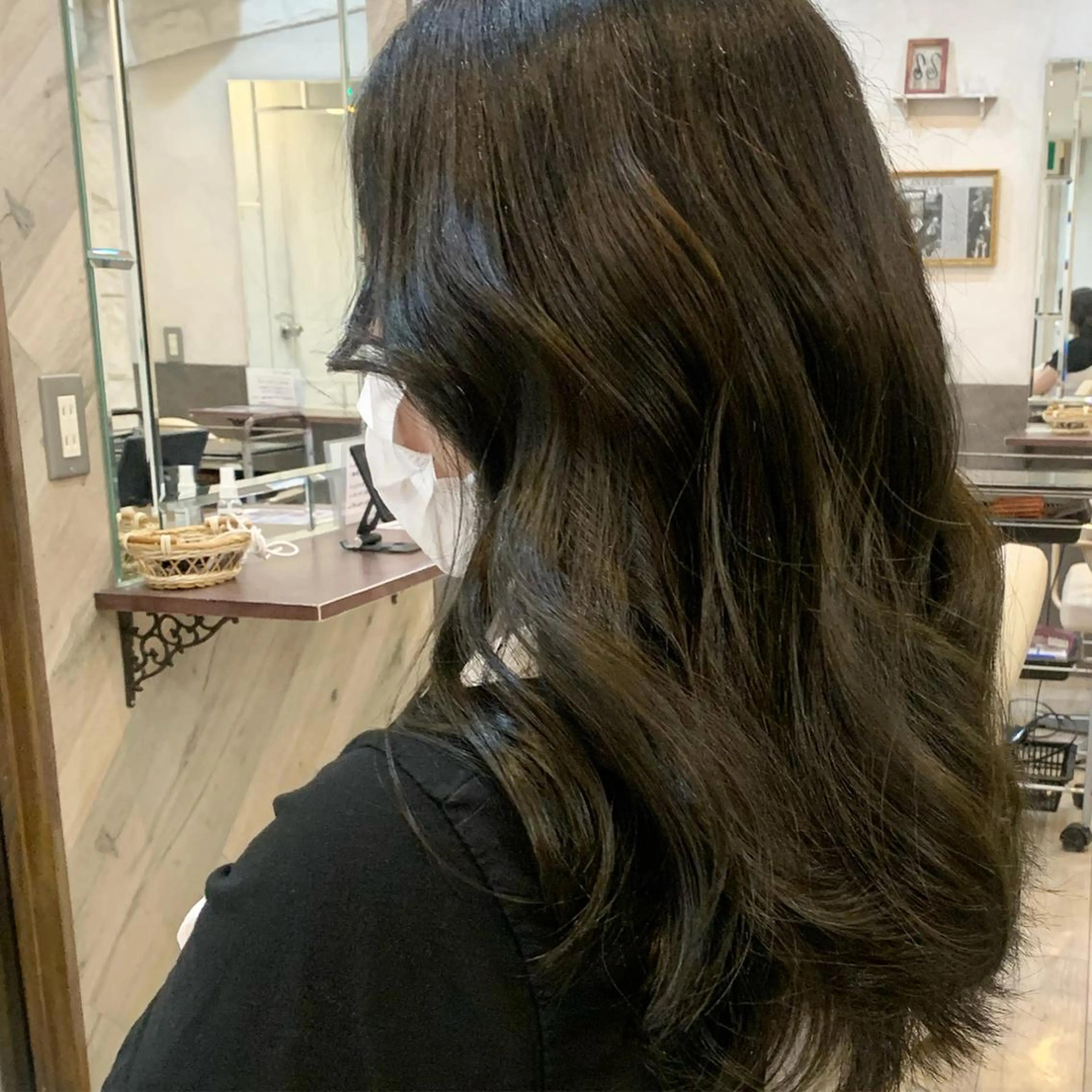 セミロング number天王寺 スタイリストほたるのヘアスタイル