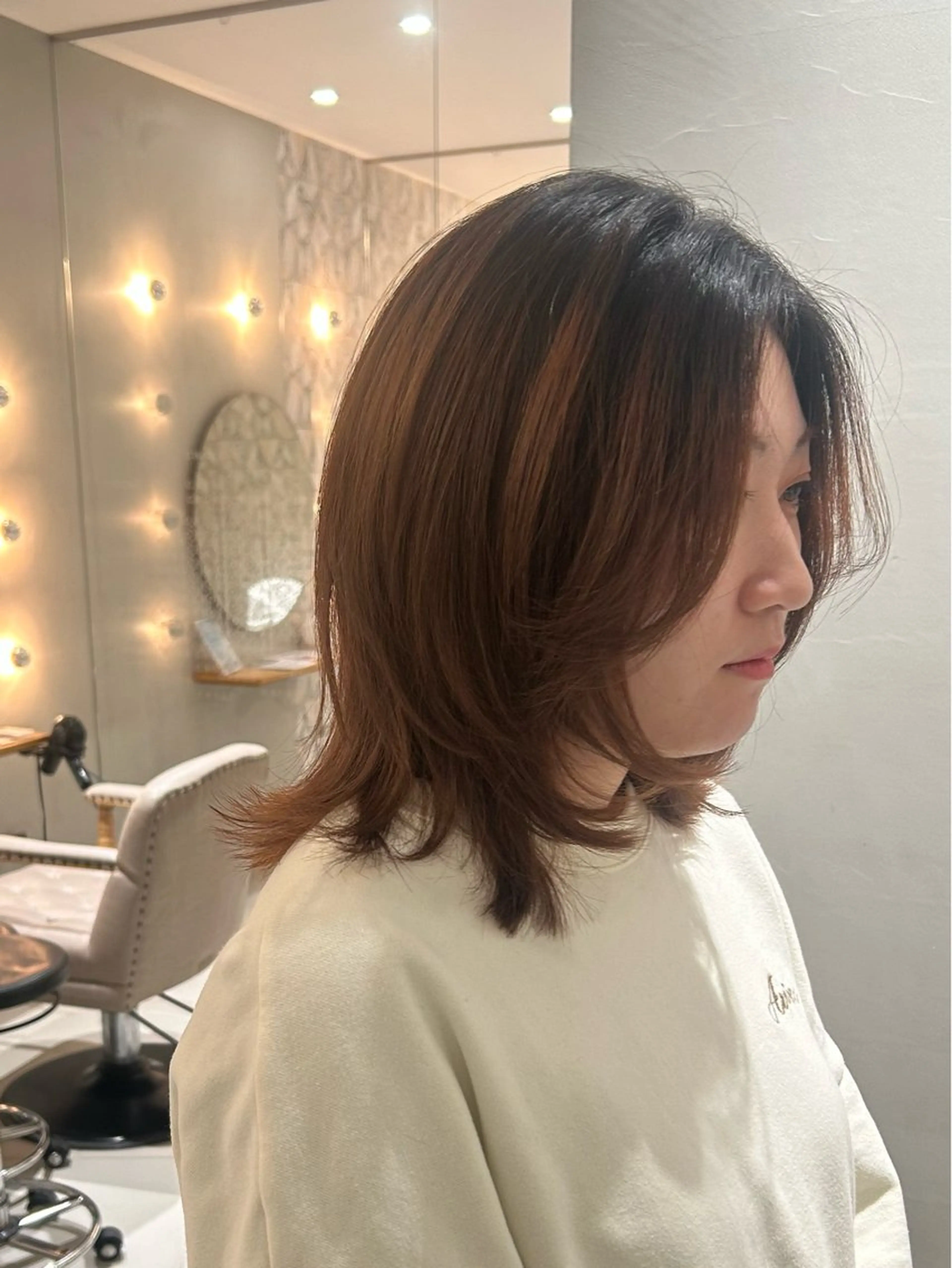 ウルフカット✂️の写真