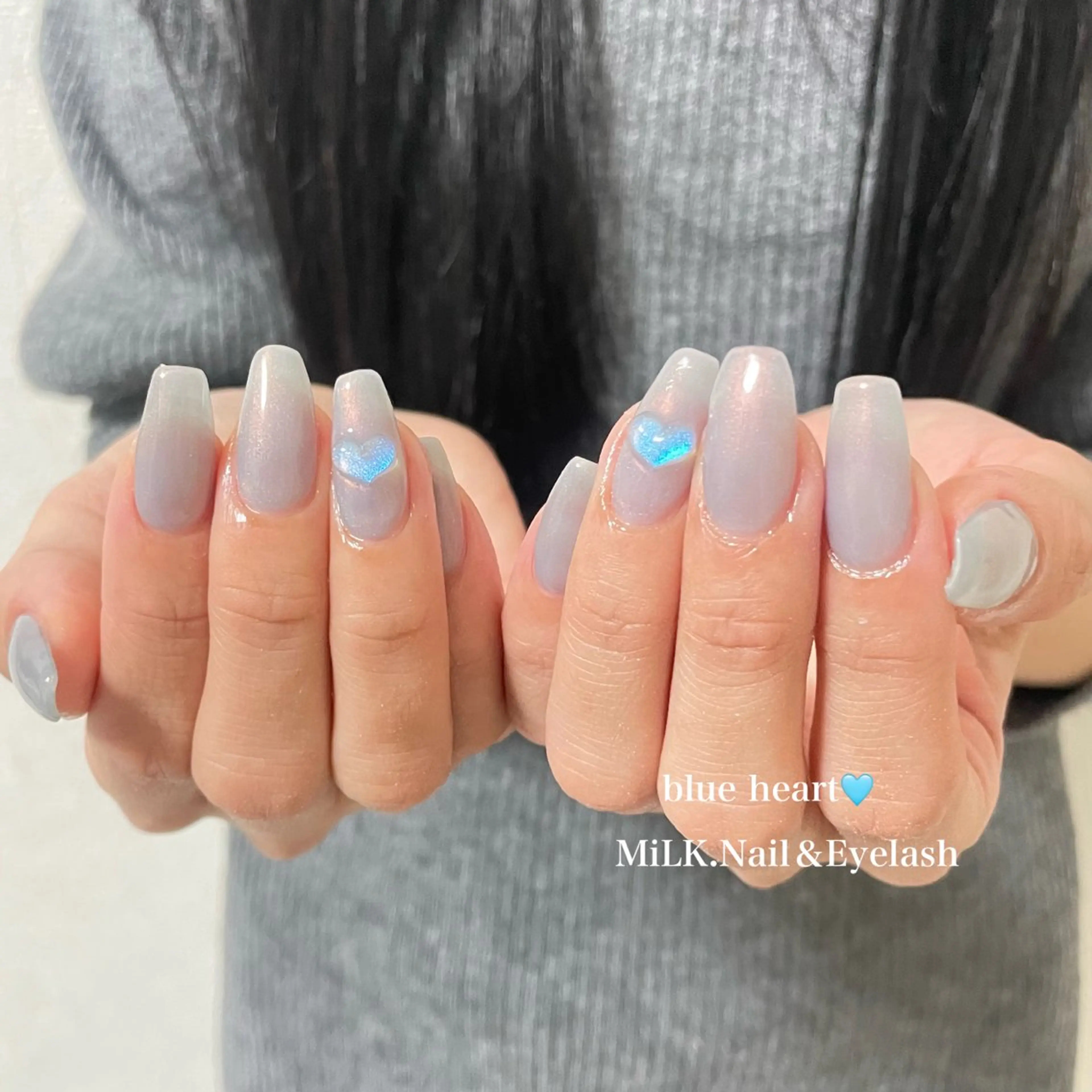 ネイル ワンカラーネイル ハンドネイル MiLK.   Nail&Eyelash所属・MiLK. wakaのマツエク・マツパデザイン