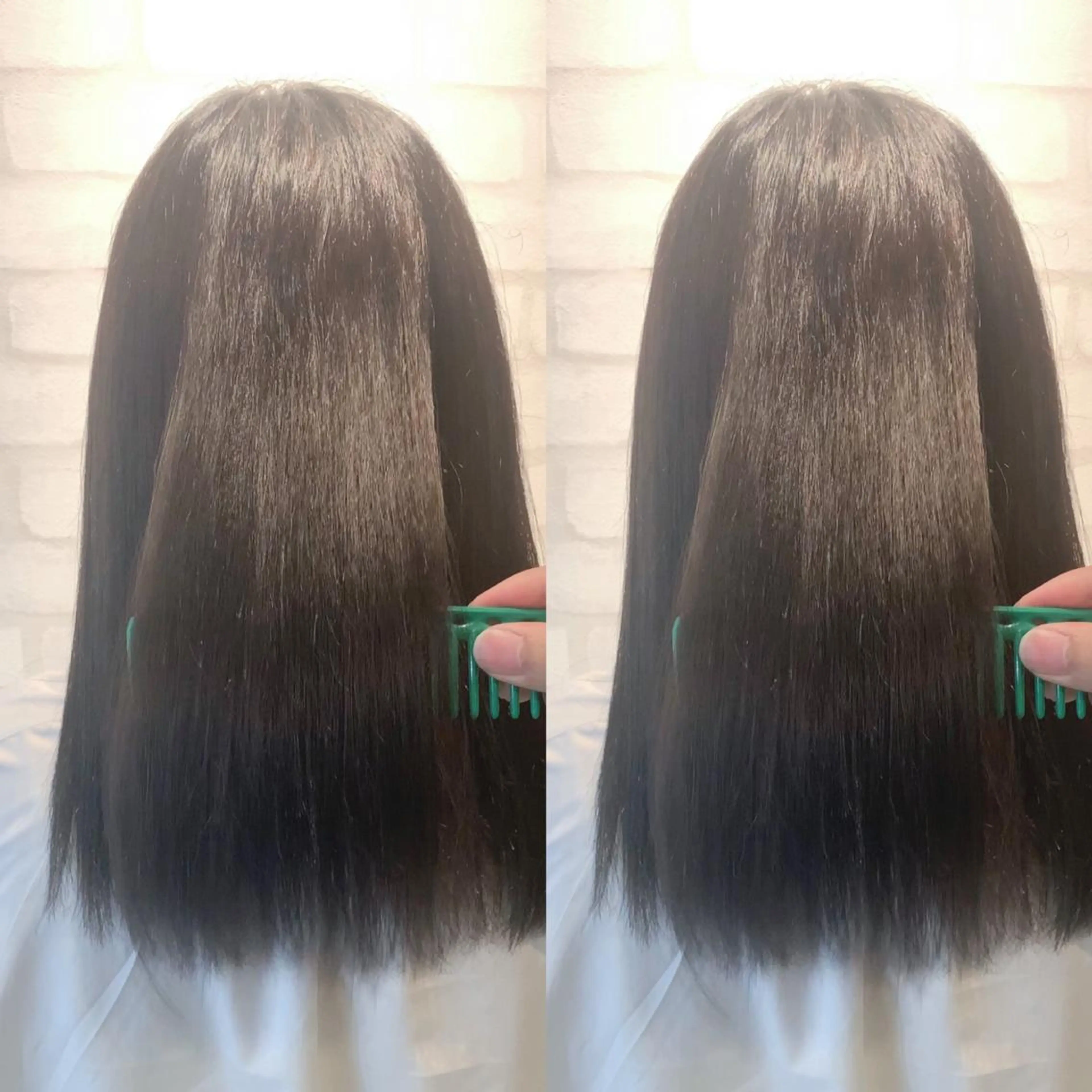 ロング 髪質改善 貸切サロンのヘアスタイル