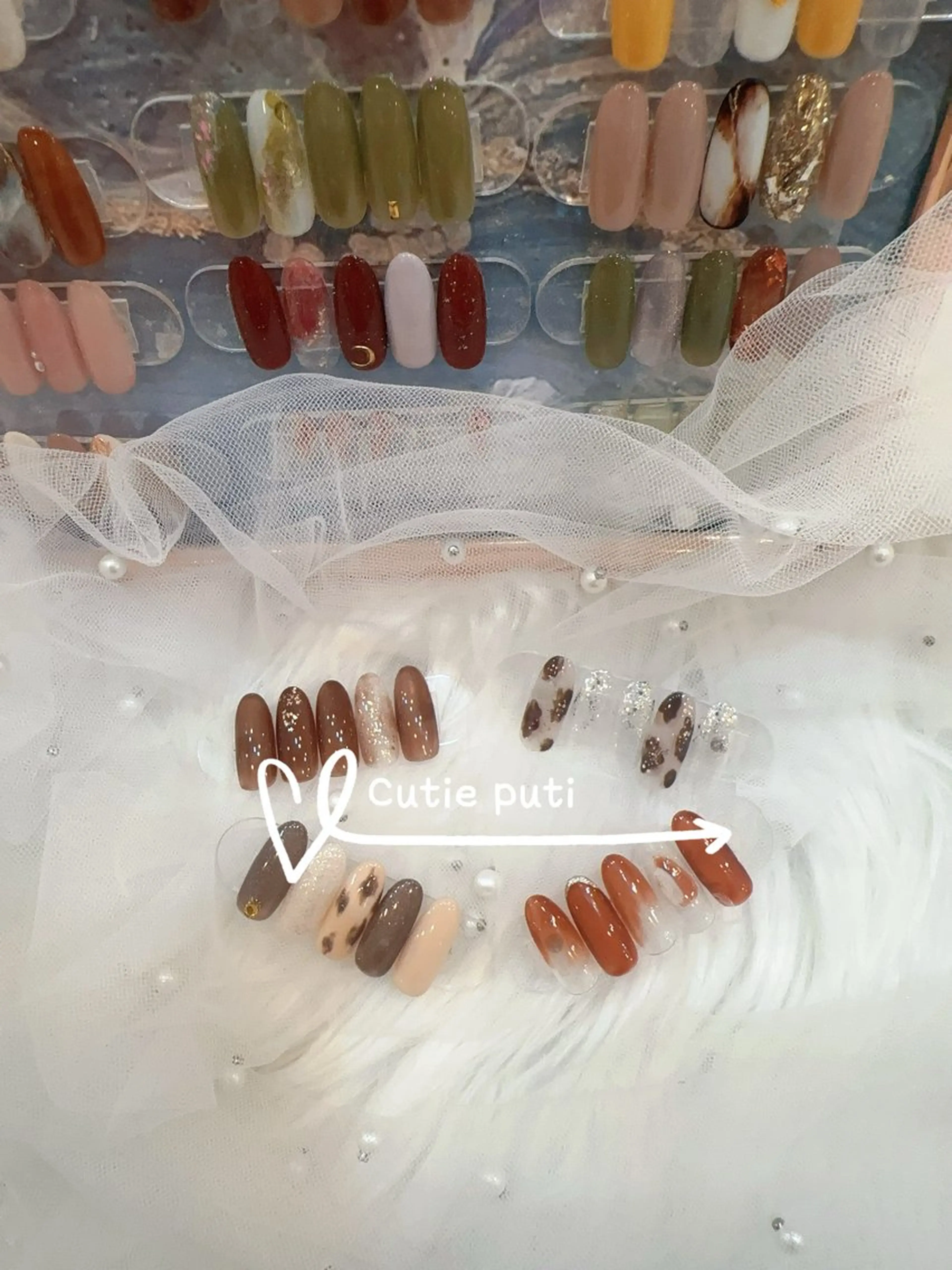 ネイル ネイルサロンキューティプティ所属・アワ ネイル池袋のネイルデザイン
