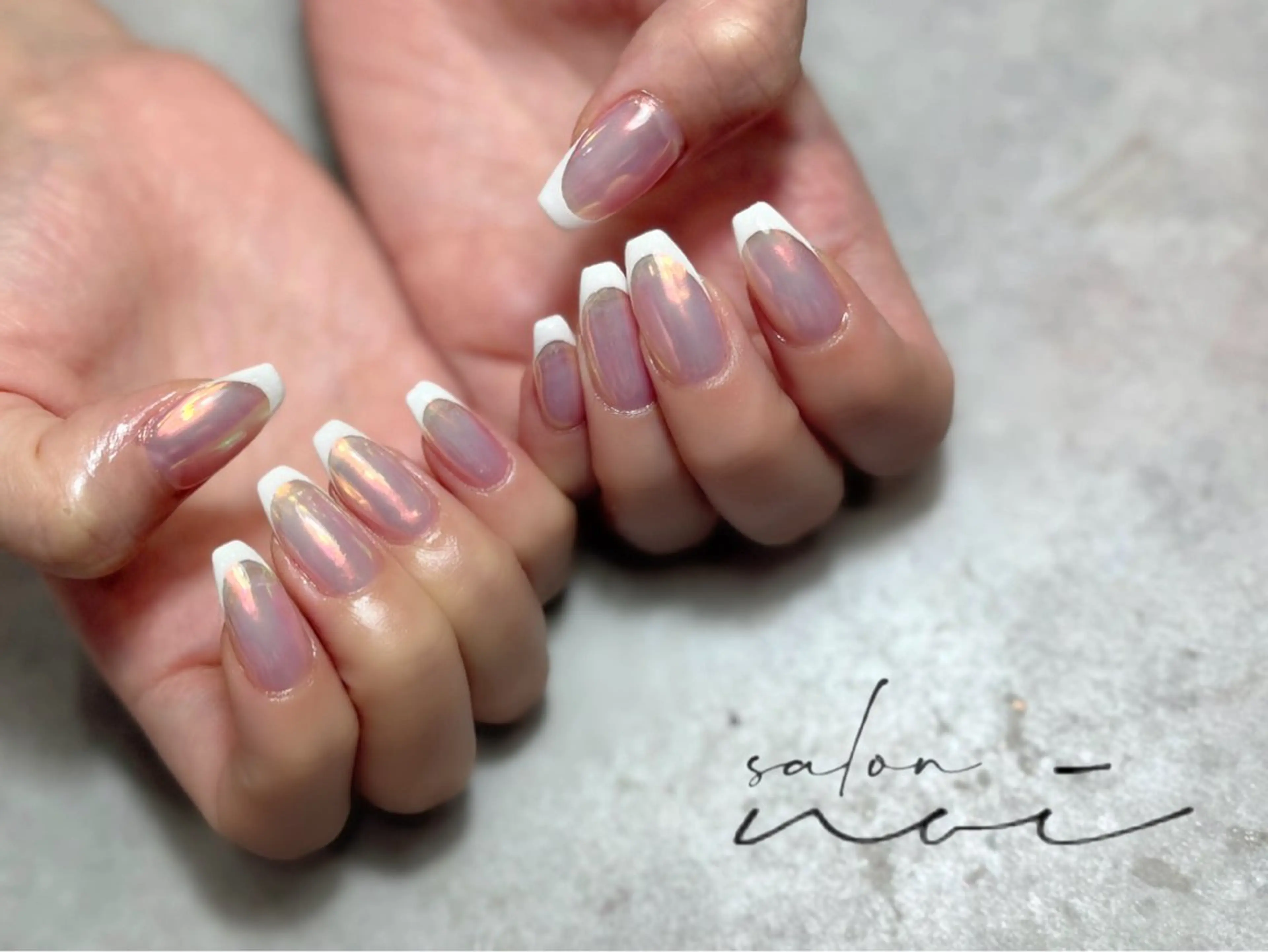 ネイル フレンチネイル ハンドネイル salon noi所属・salon noiのネイルデザイン