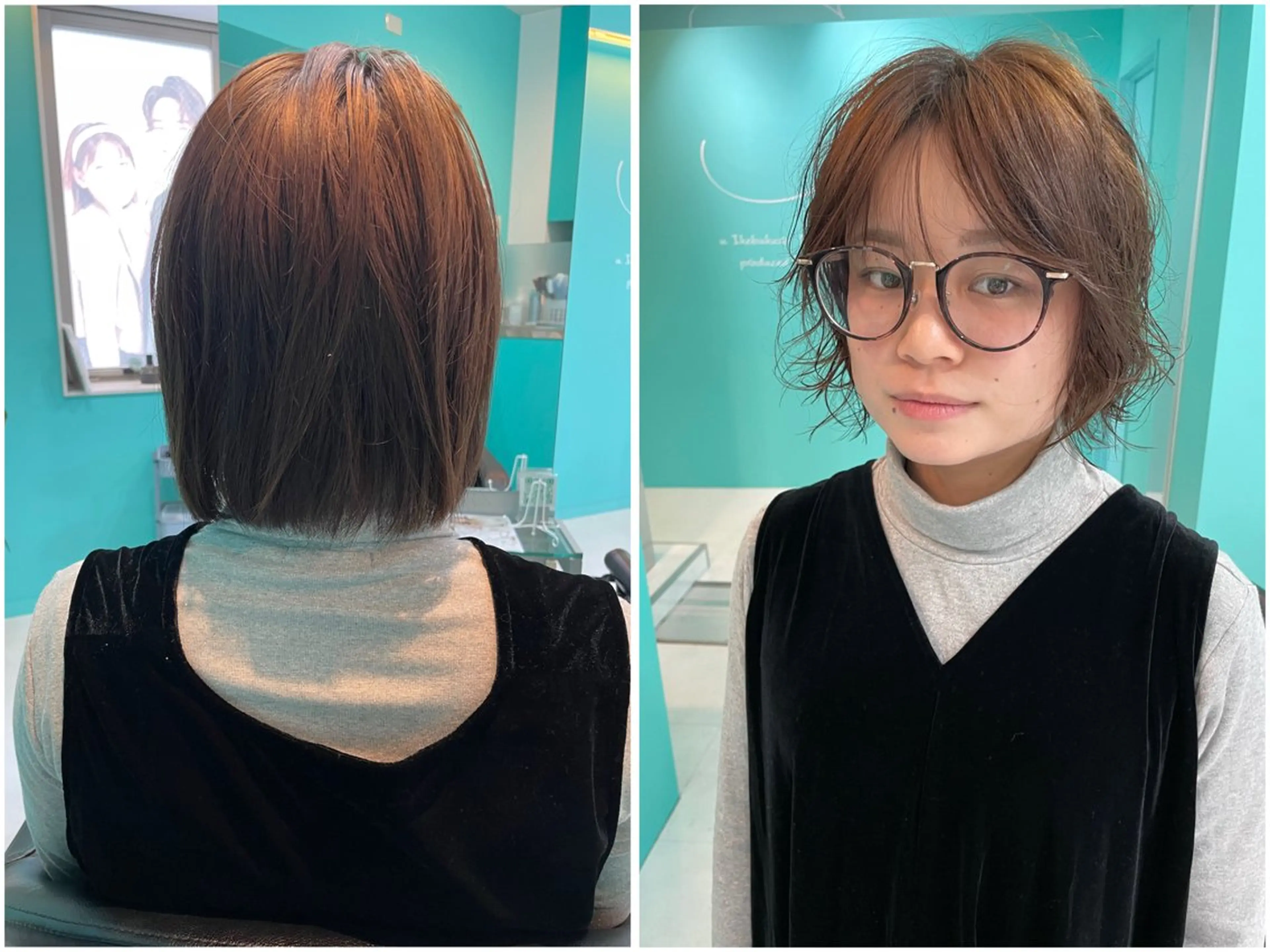 ショート パーマ ボブ カット パーマ トリートメント 🫧ショート/ボブ 池袋西口・泡渕✂️のヘアスタイル