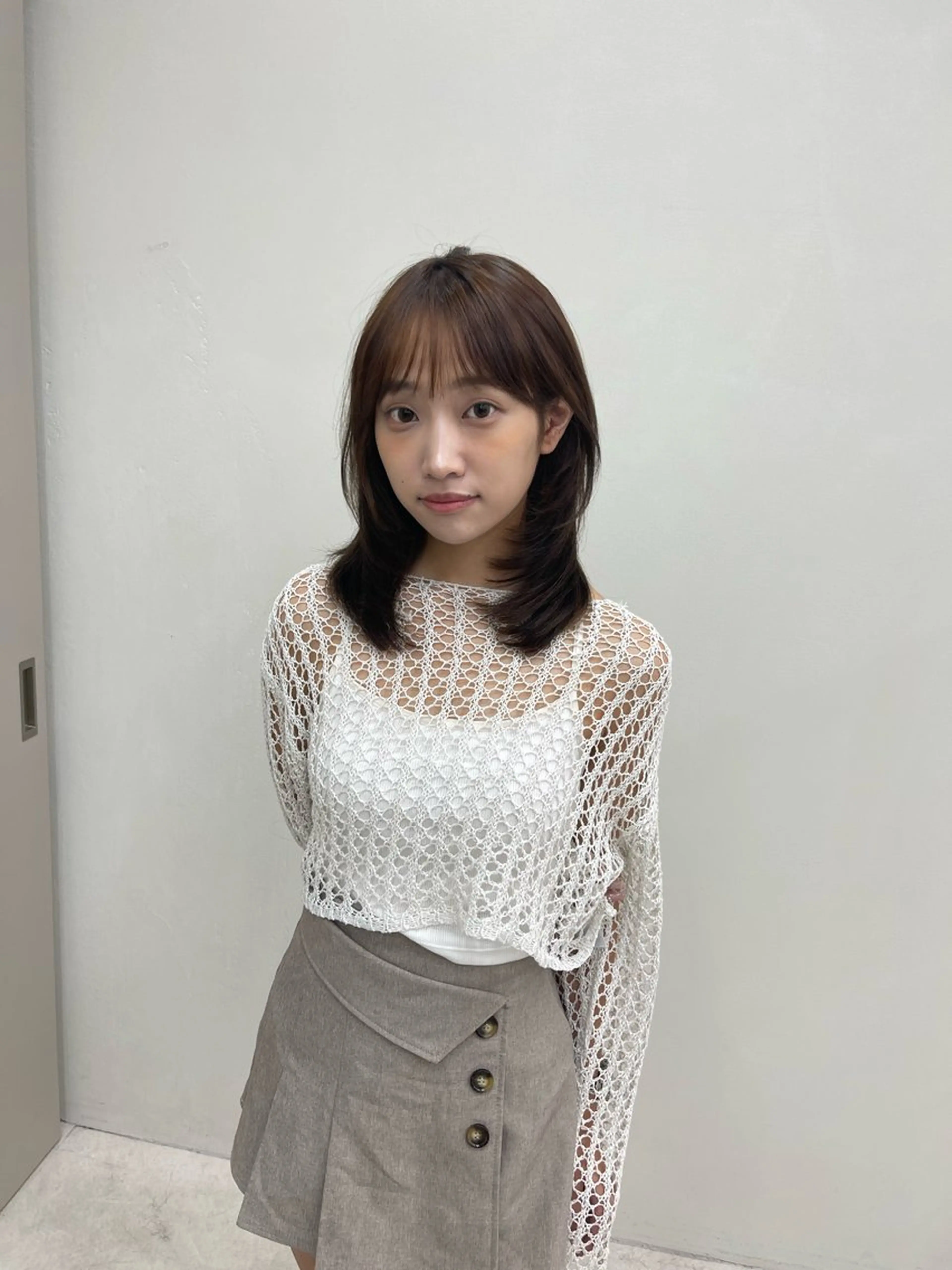 ミディアム 透明感カラー🎨 磯部拓磨のヘアスタイル