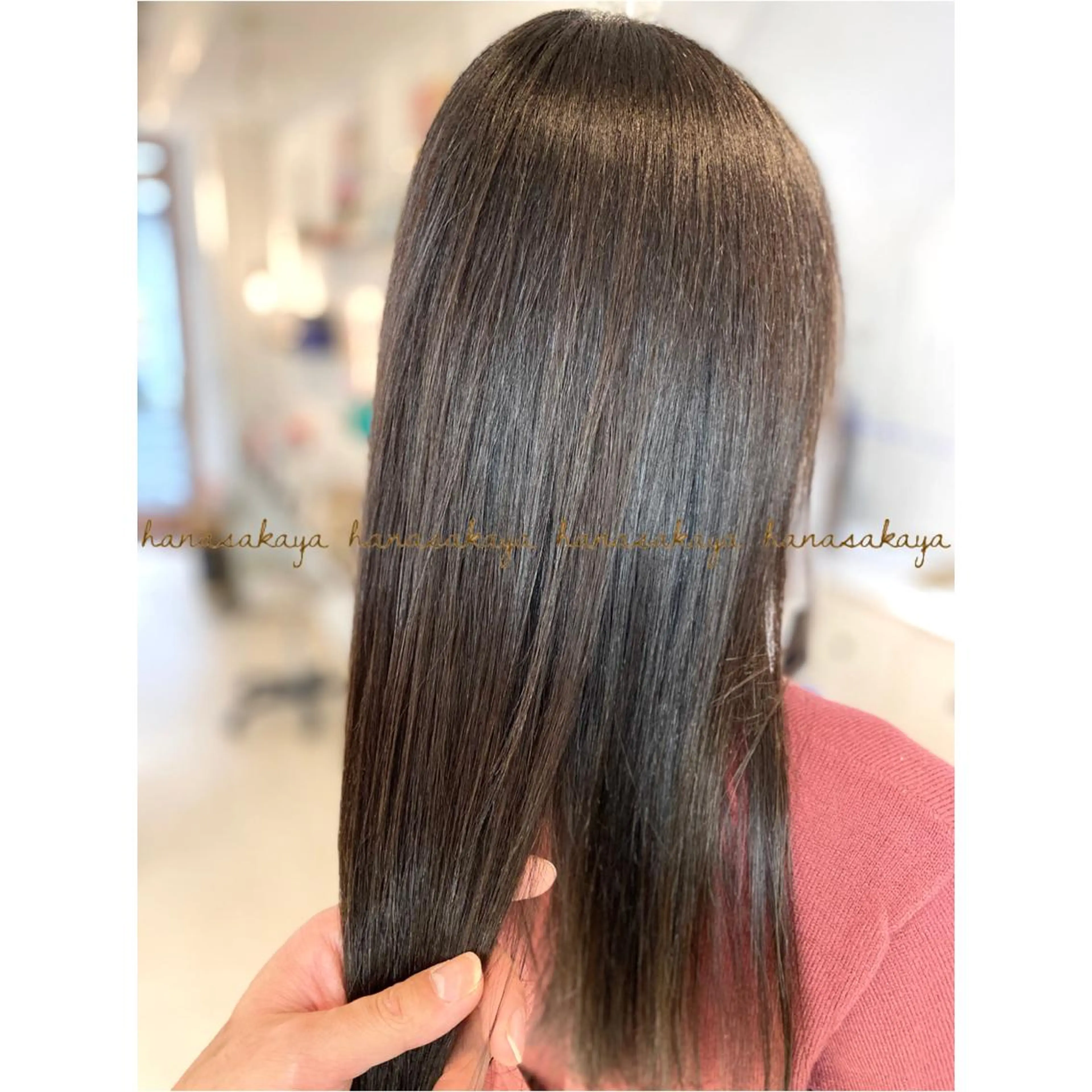 ロング カラー カット ヘアカラー トリートメント 平田 健一のヘアスタイル
