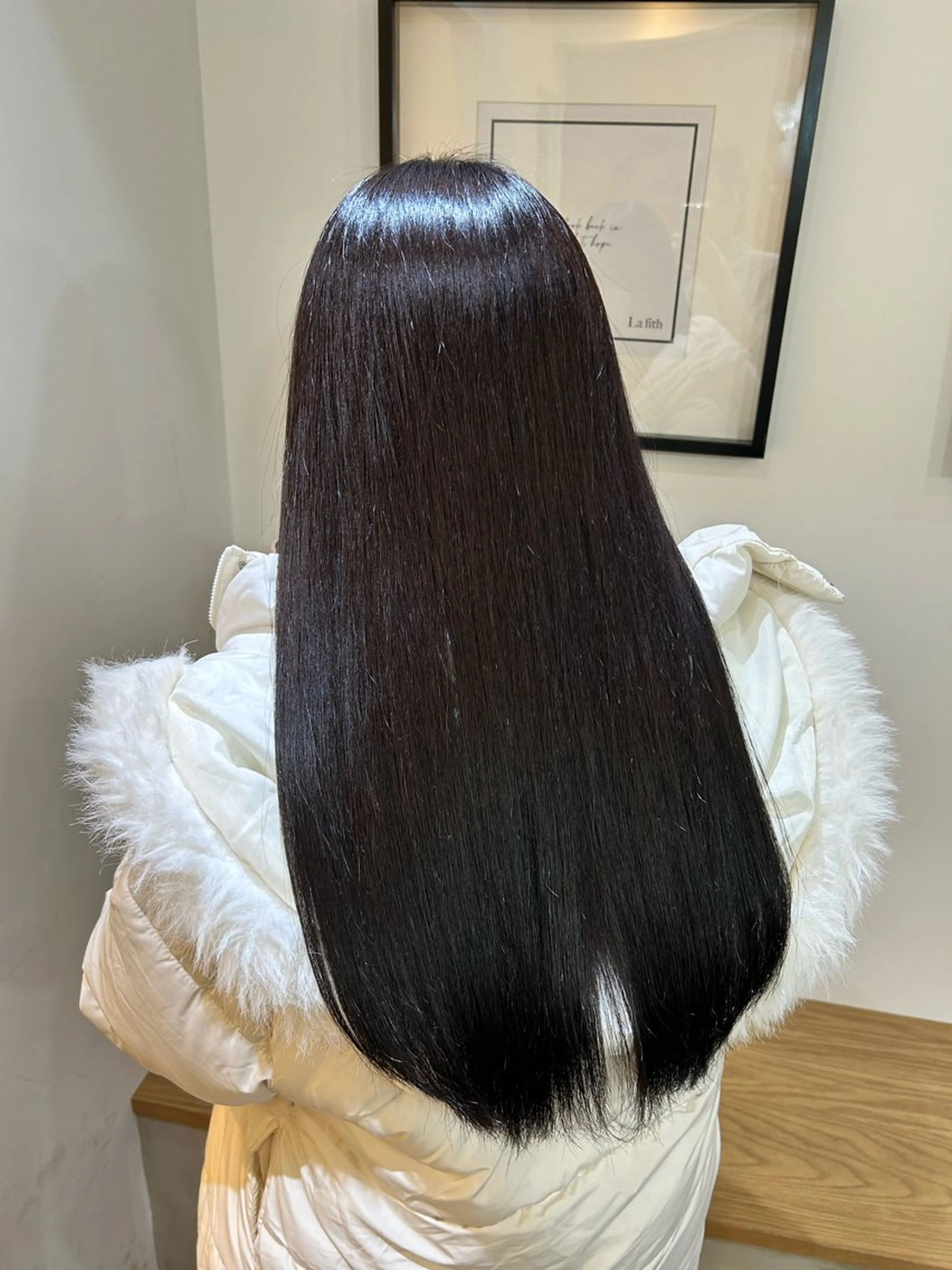 ロング カラー 黒髪 ピンクカラー カット ヘアカラー トリートメント パーマ/暖色カラー 💖【Misaki】のヘアスタイル