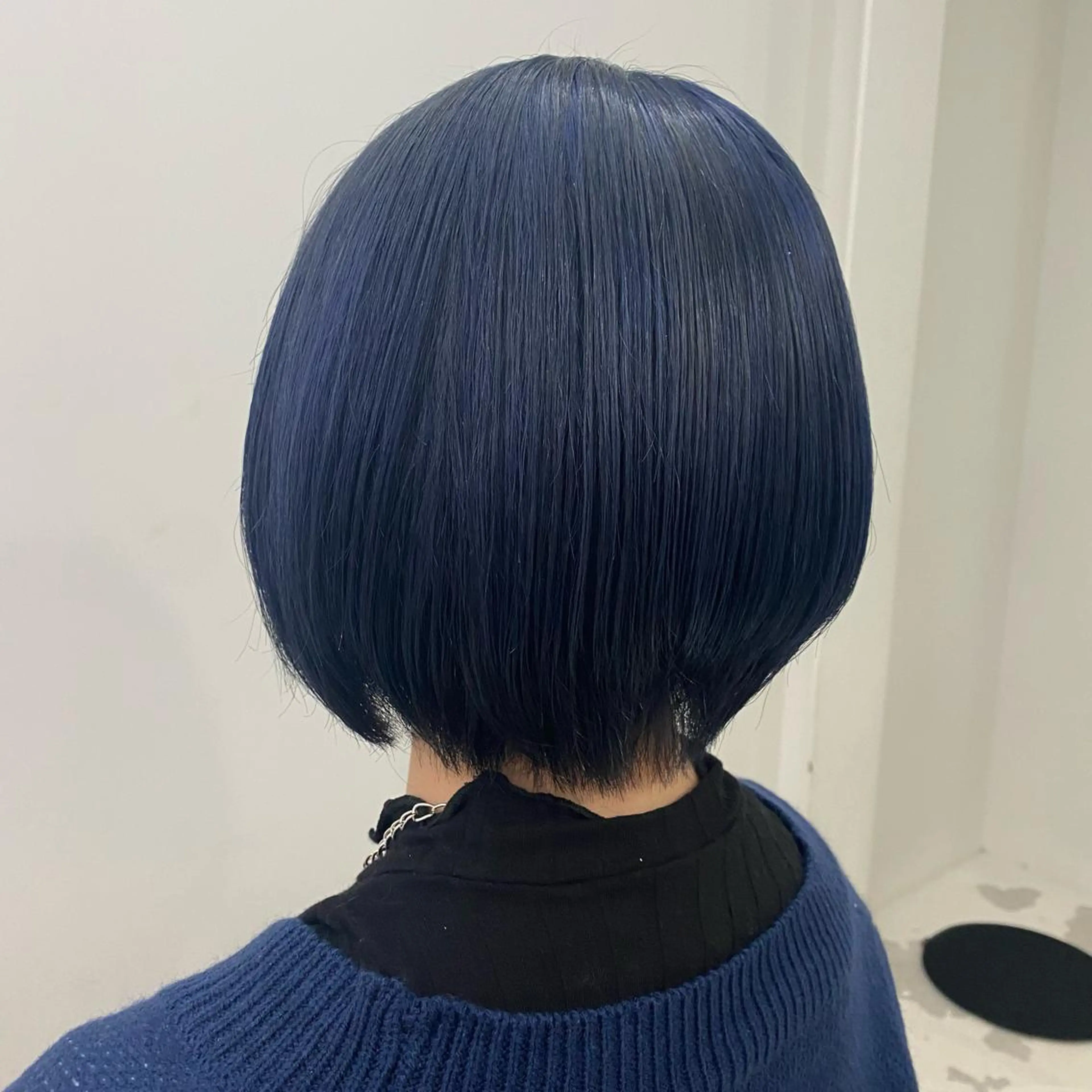 ショート カラー ブルーカラー ブルーラベンダー ラベンダーカラー ブリーチ/髪質改善 公文愛結のヘアスタイル