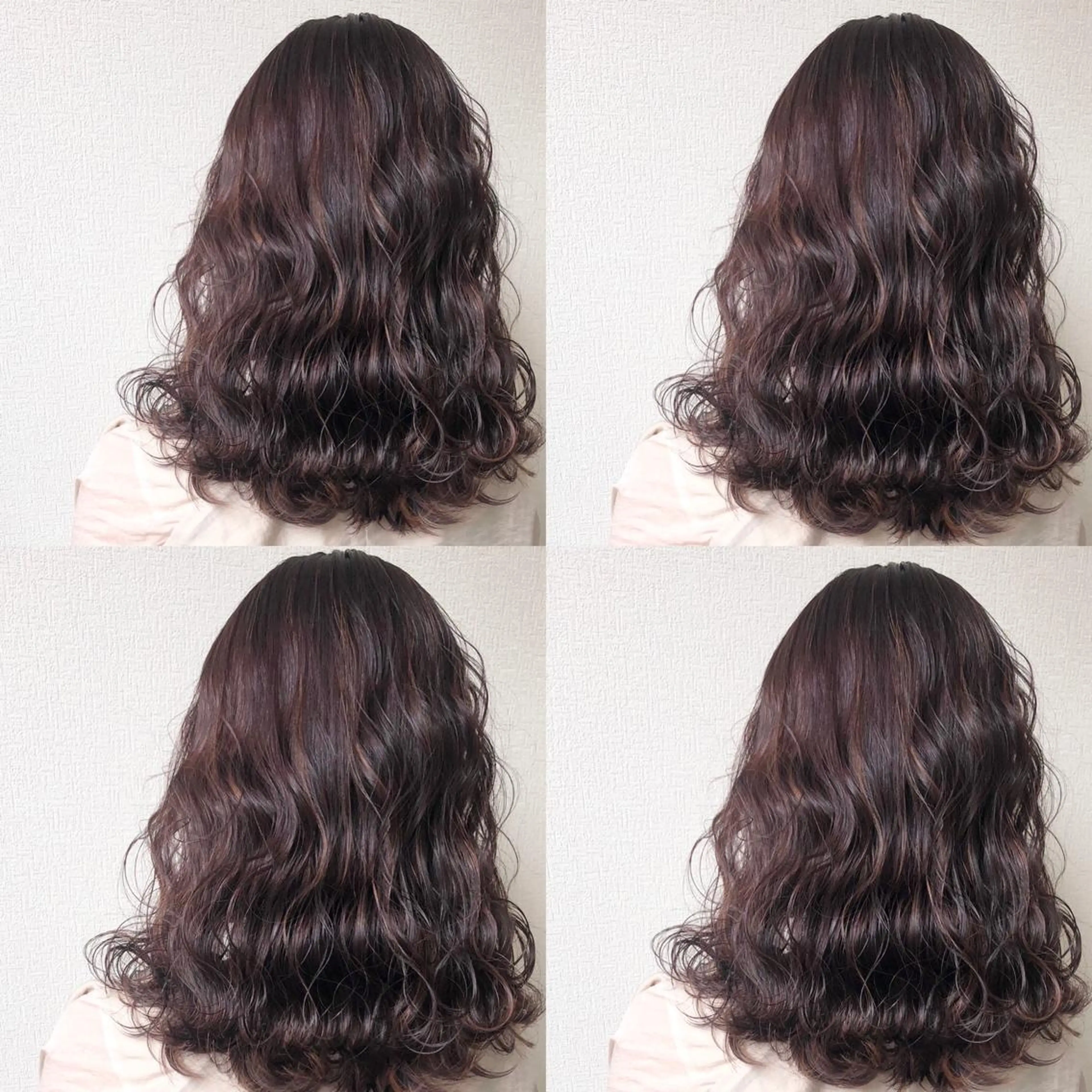 セミロング カラー ヘアカラー Hanna by W_SALONのヘアスタイル