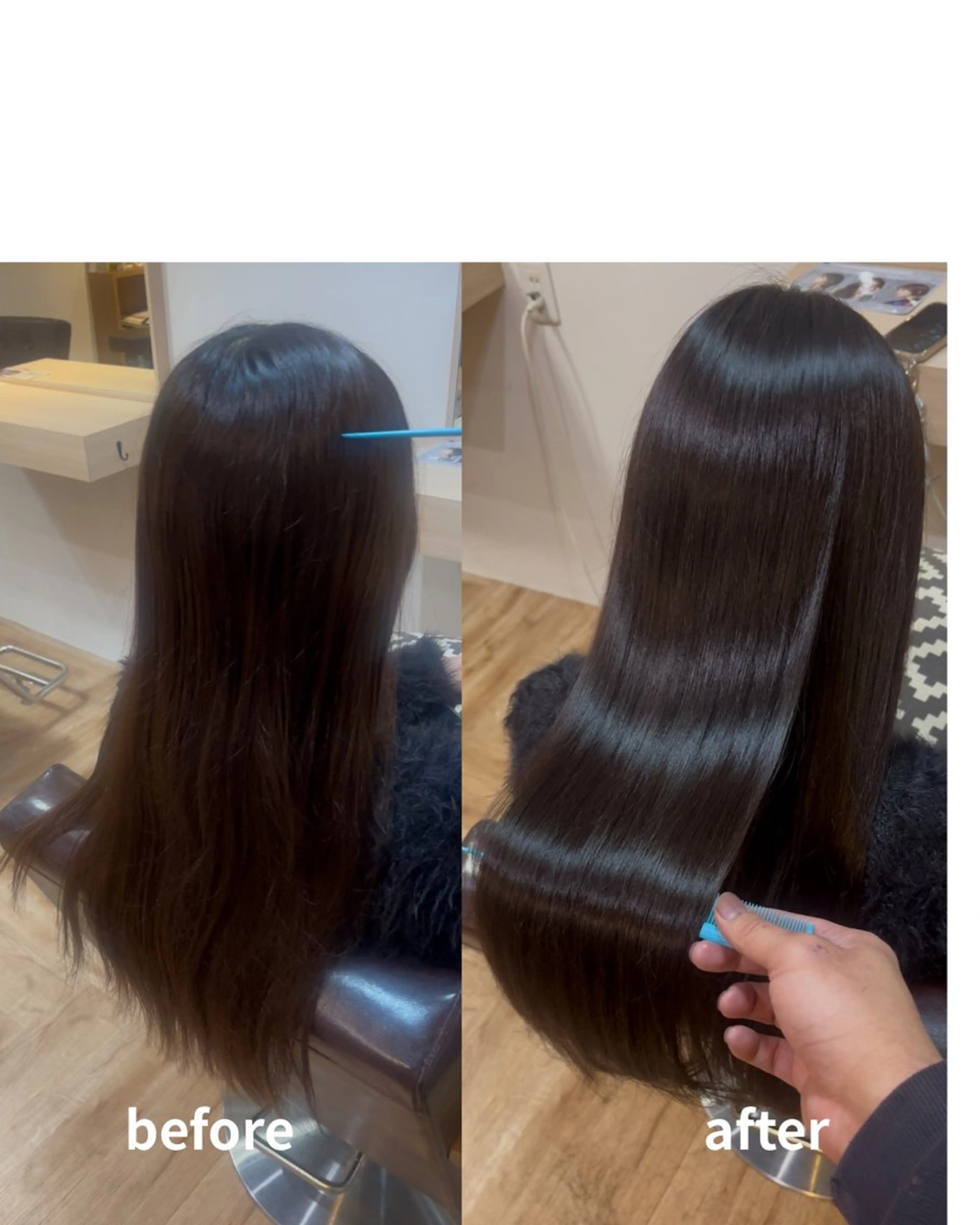 ロング 髪質改善 トリートメント little心斎橋所属・美髪/髪質改善/ カラー/シャケのヘアスタイル