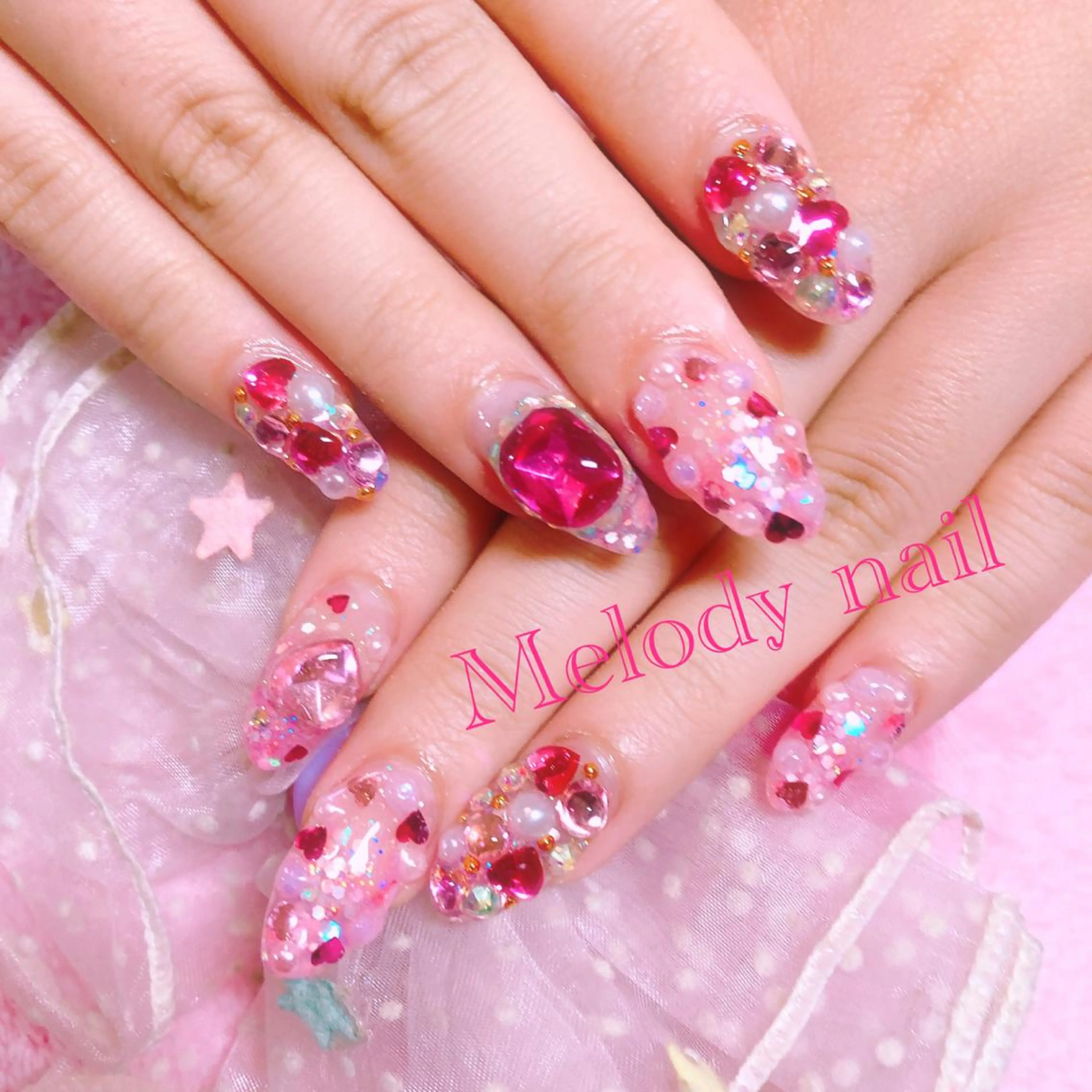 ネイル ハート Melodynail所属・Melody nailのネイルデザイン