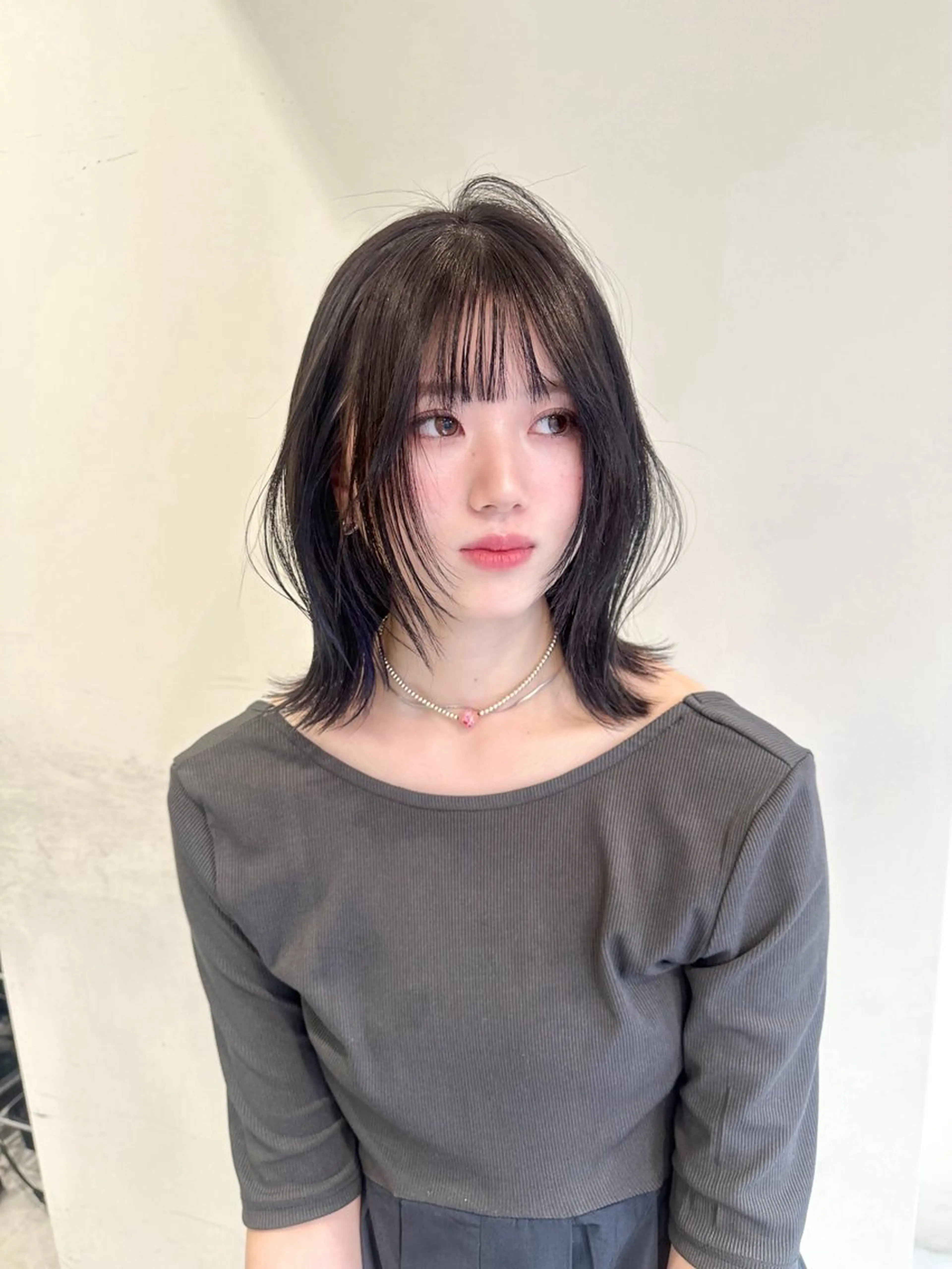 ショート カラー ラベンダーカラー 🎗️似合わせ/小顔 顔周りカット/透明感のヘアスタイル