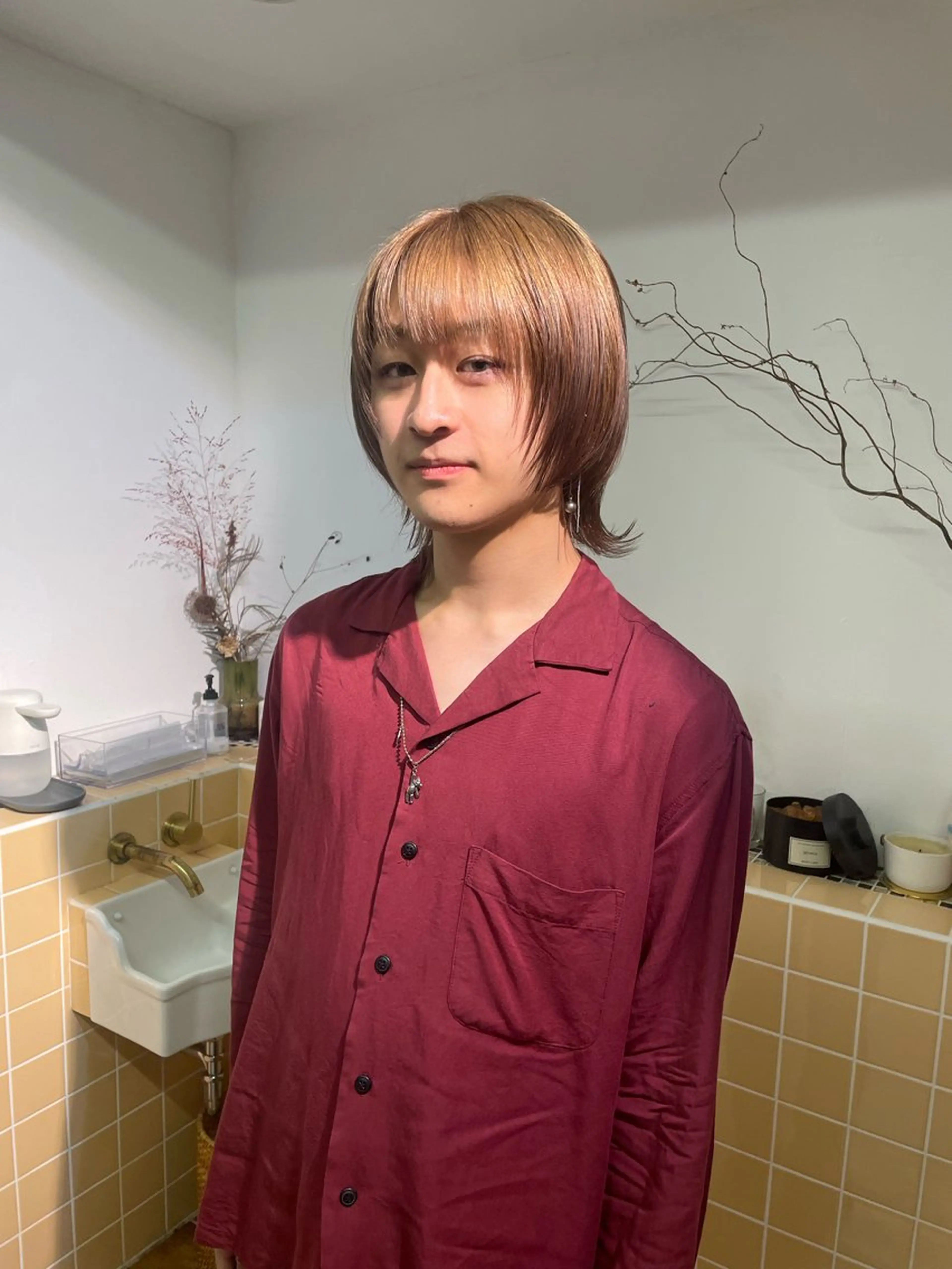 ショート メンズ メンズハイトーン ヘアカラー Seeknext // Rukaのヘアスタイル