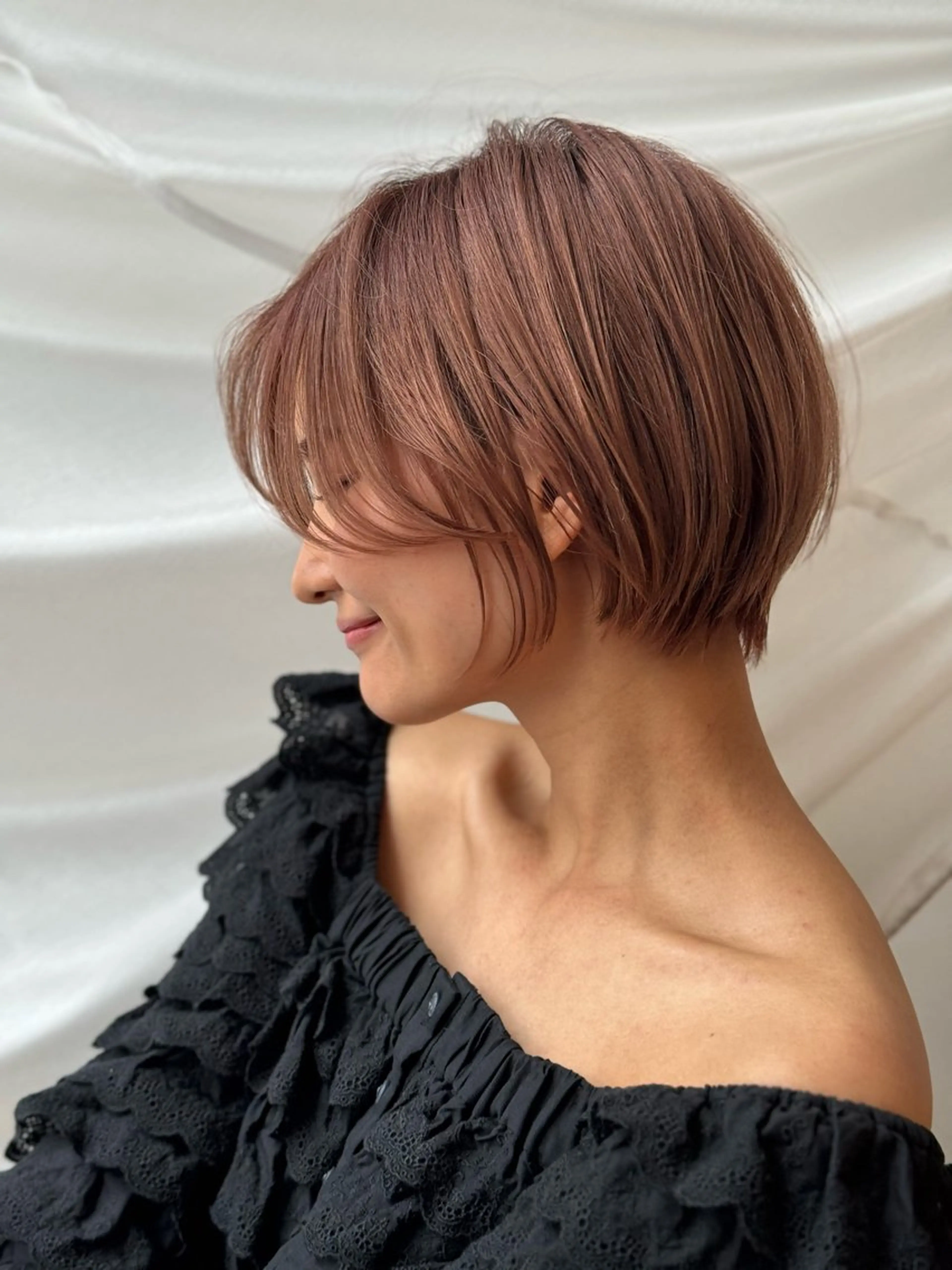 ショート 高島大登/顔周り /ミルクティーのヘアスタイル